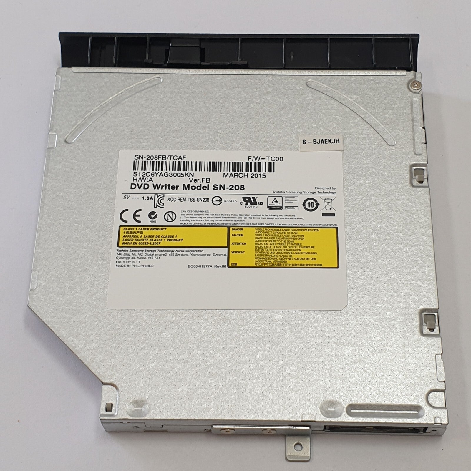 Clevo W670SZQ DVD Laufwerk mit Blende Brenner mit Blende SN 208 – Bild 2