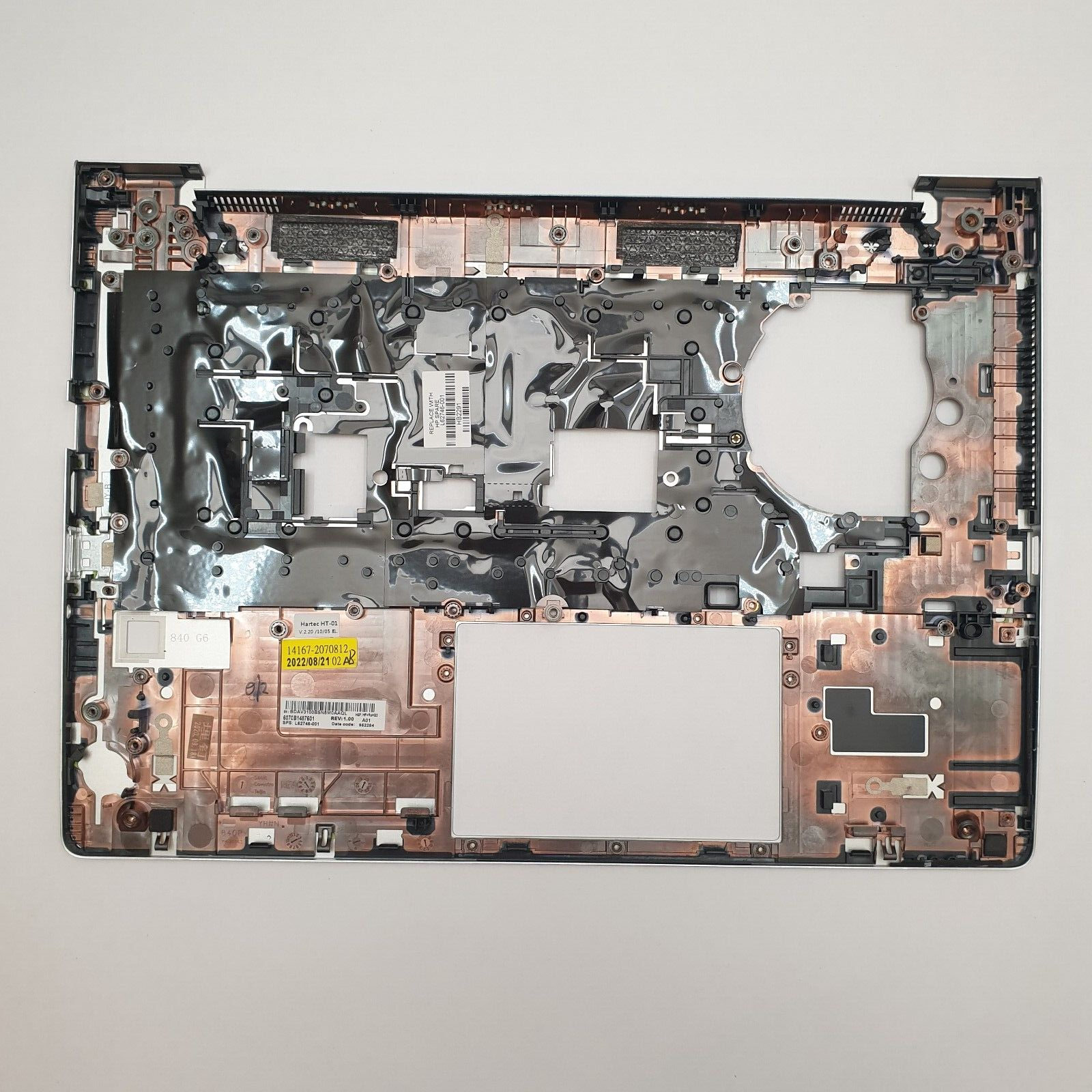 HP EliteBook 840 G6 Palmrest Oberseite Gehäuse Top Case Tastaturrahmen Silber – Bild 2