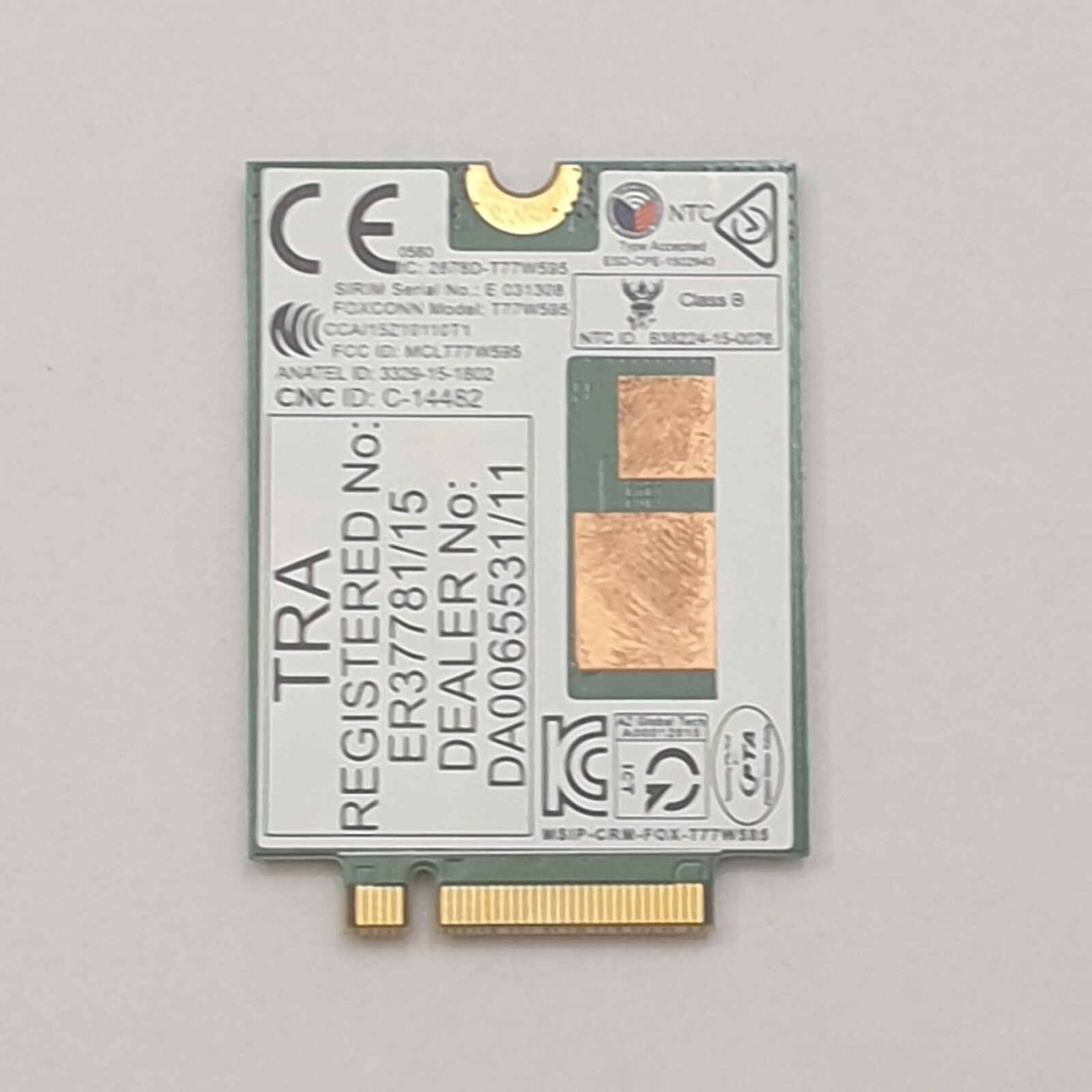 HP EliteBook Folio 1040 G3 WWAN LTE Modul 4G Karte LT4120 800870-001 – Bild 2