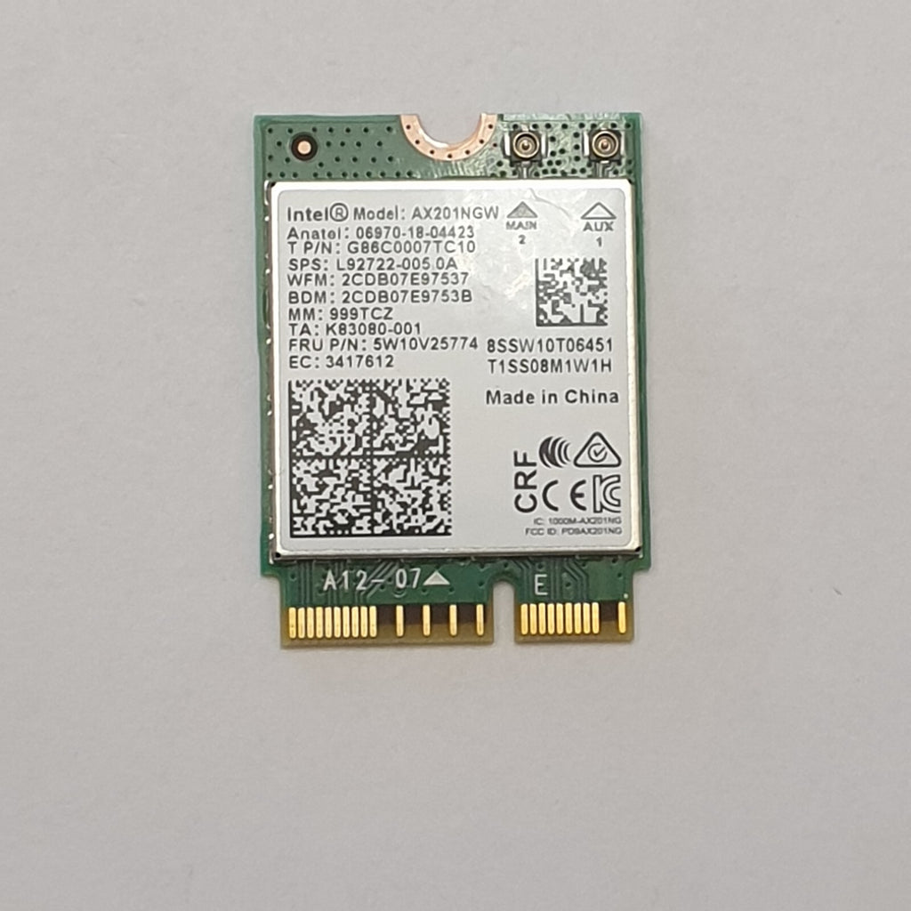 Fujitsu Lifebook U9310X WLAN Karte Wifi Intel AX201 M.2 Wireless Card