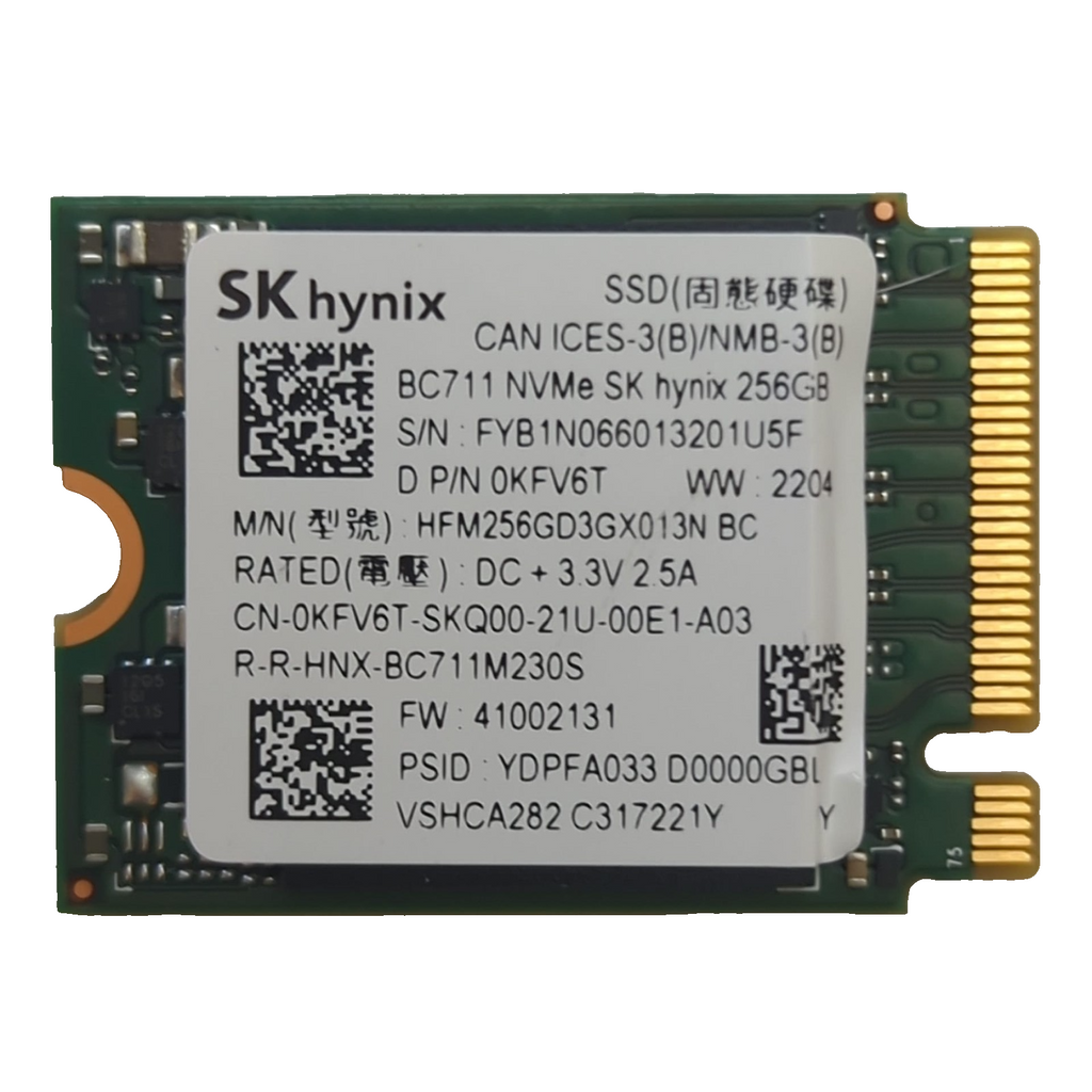 SK hynix BC711 256GB M.2 NVMe PCIe SSD internes Solid State Drive