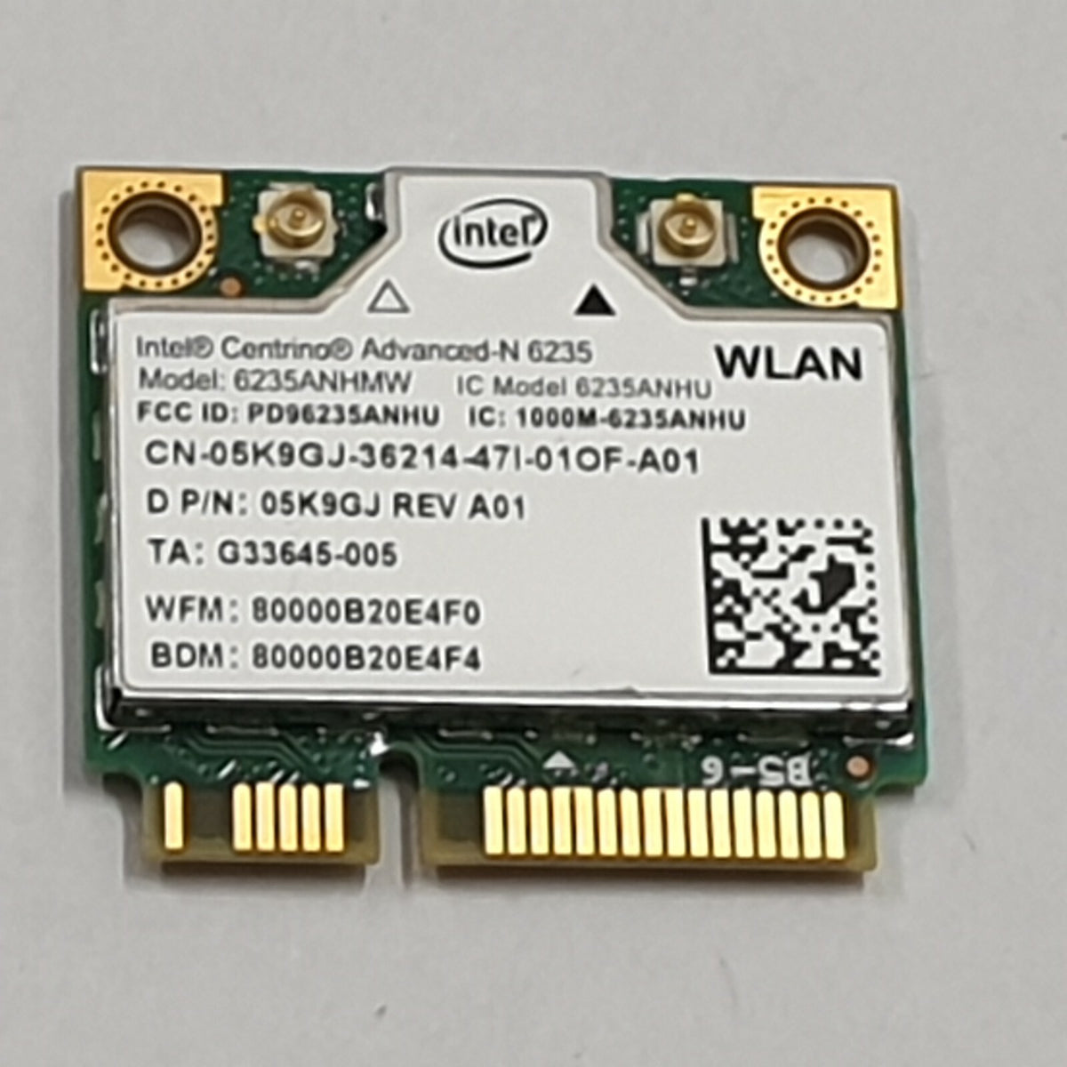 Dell Latitude E6440 WLAN Karte Wifi Intel Centrino Advanced N 6235 Wireless