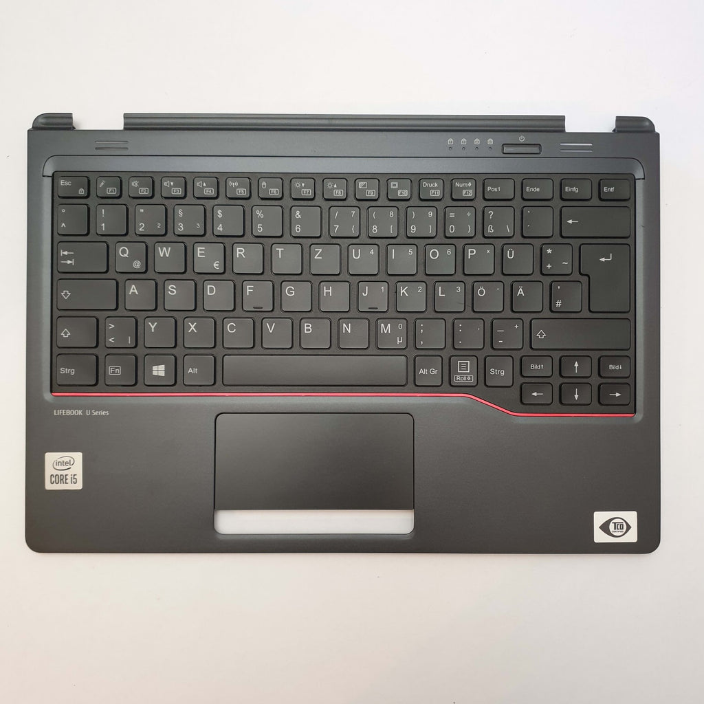 Fujitsu LifeBook U7310 Handauflage Tastatur Deutsch QWERTZ Palmrest Keyboard
