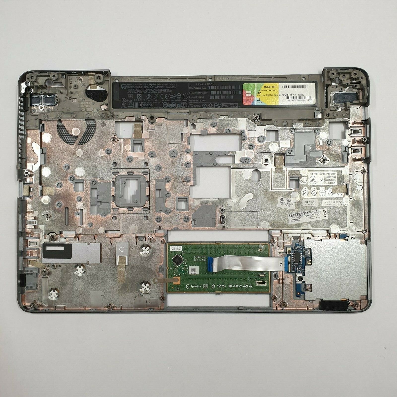 HP ProBook 640 G1 Handauflage Palmrest Gehäuse Oberteil Touchpad – Bild 2