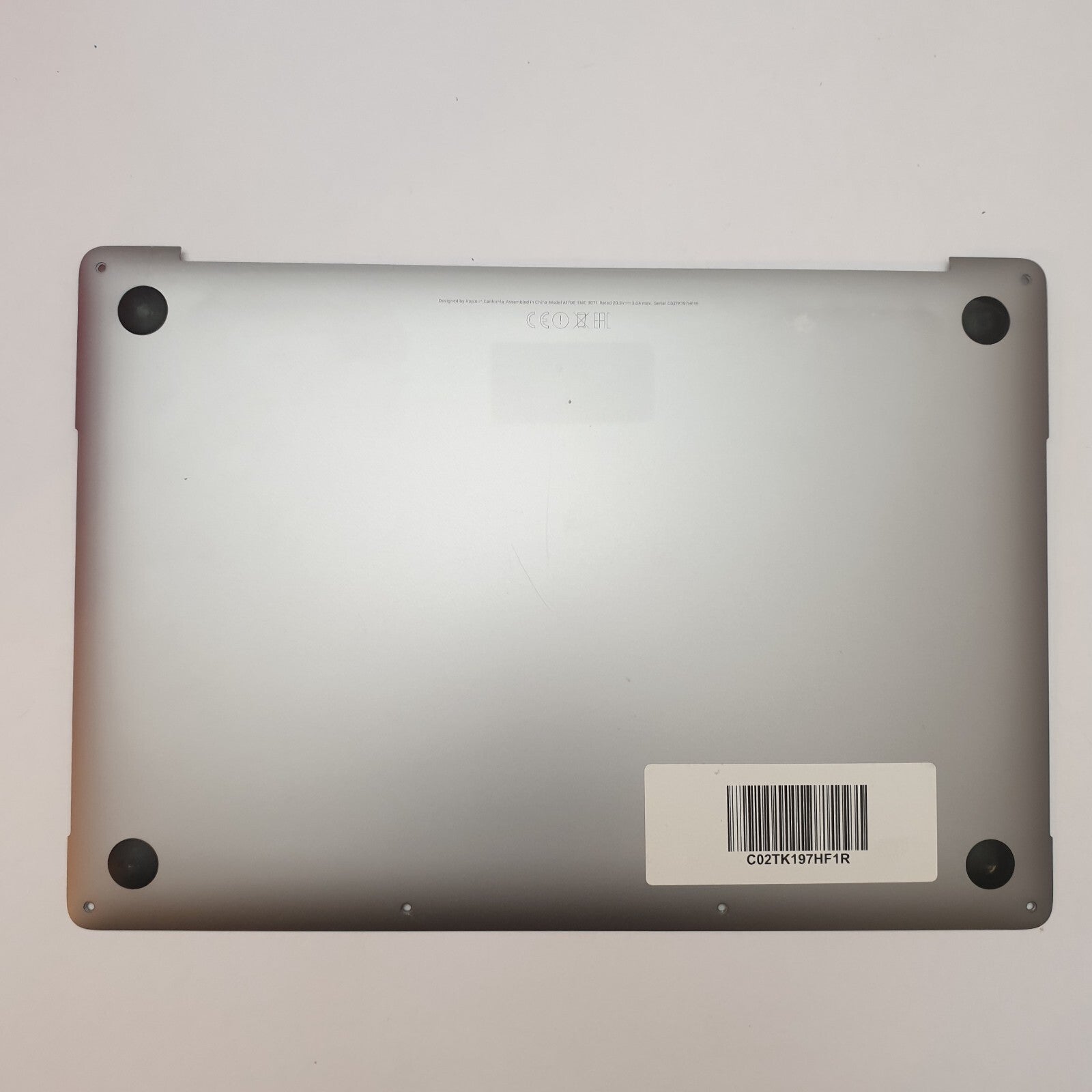 Apple MacBook Pro 13" A1706 2016 Gehäuse Unterschale Unterteil Bottom Ersatzteil