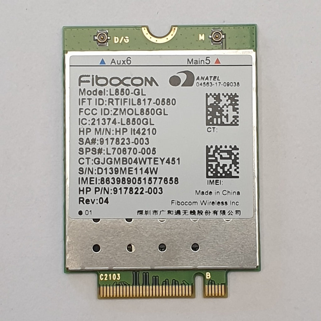 HP EliteBook 850 855 G7 WWAN Karte 4G LTEModul Card