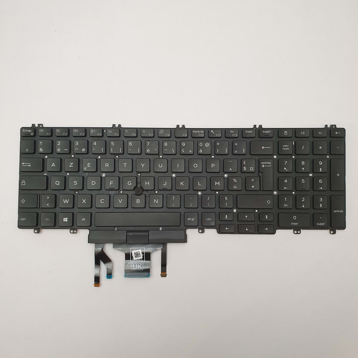 Dell Latitude 5510 Tastatur Französisch AZERTY Keyboard mit Pointing Stick