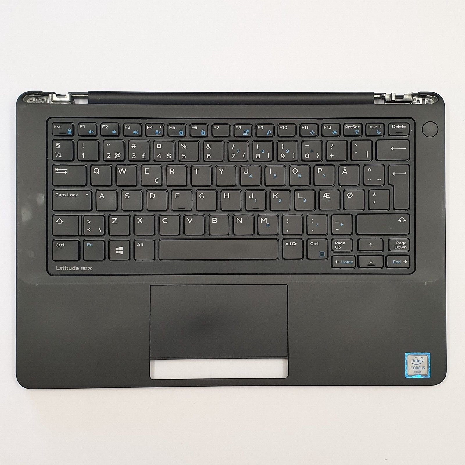 Dell Latitude E5270 Handauflage Tastatur Nordisch QWERTY Keyboard Backlit