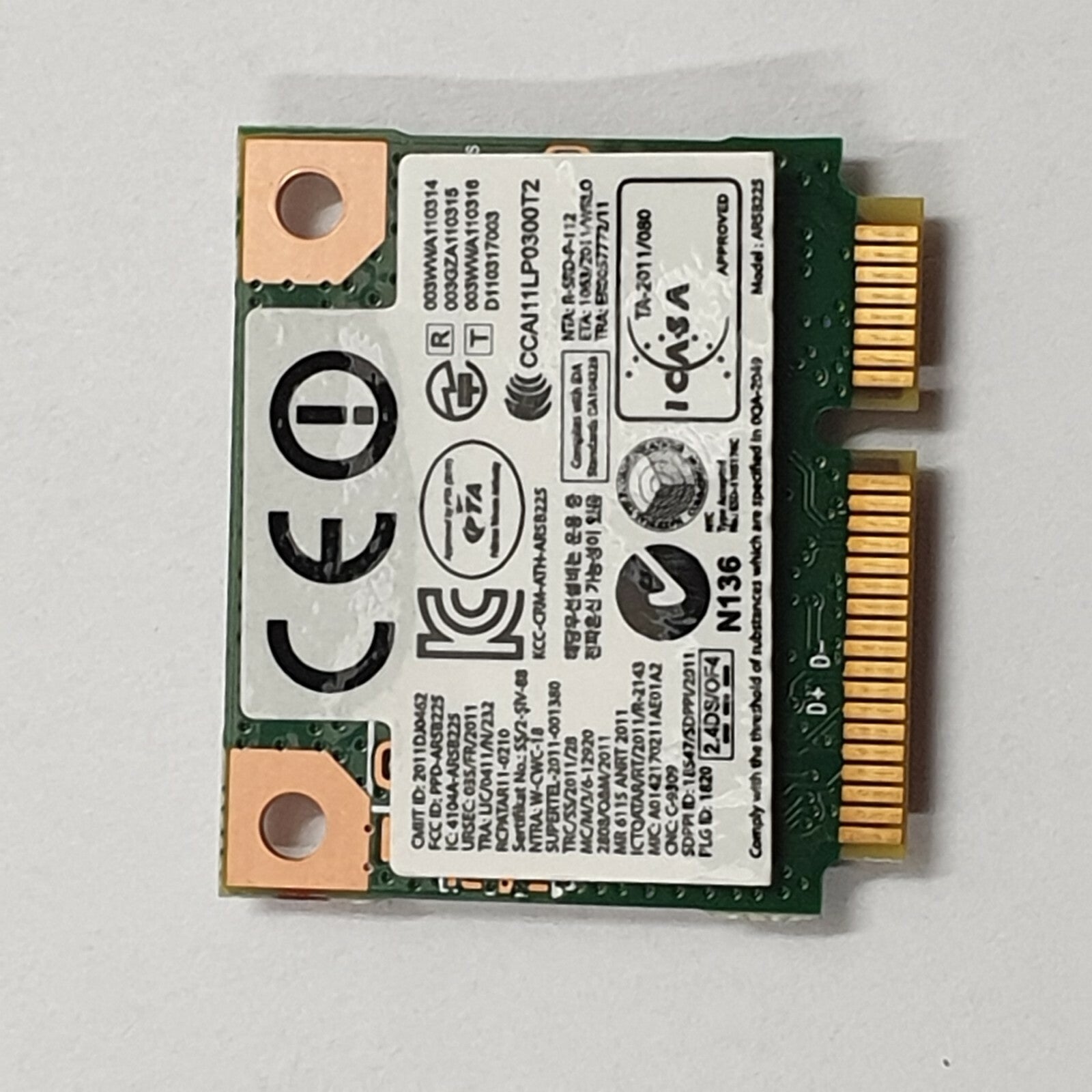 Samsung NP300E5E WLAN Karte Wifi Card Atheros AR5B225 – Bild 2