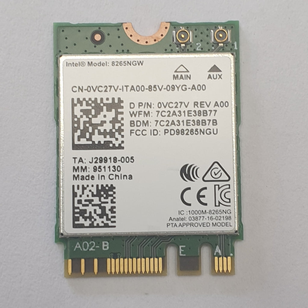 Dell Latitude 2-IN-1 Tablet 5290 WLAN Karte Wireless Modul Intel 8265NGW