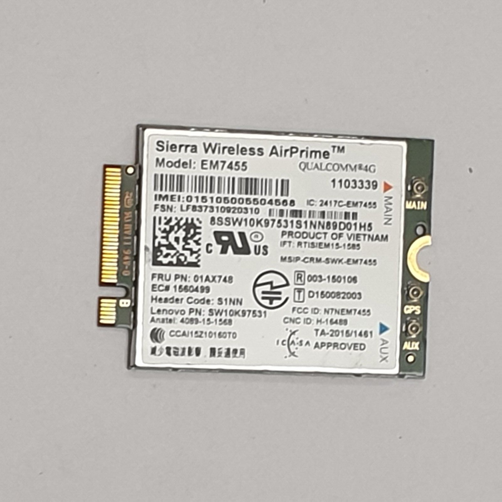 WWAN Karte 4G Modul LTE Card Lenovo ThinkPad T570