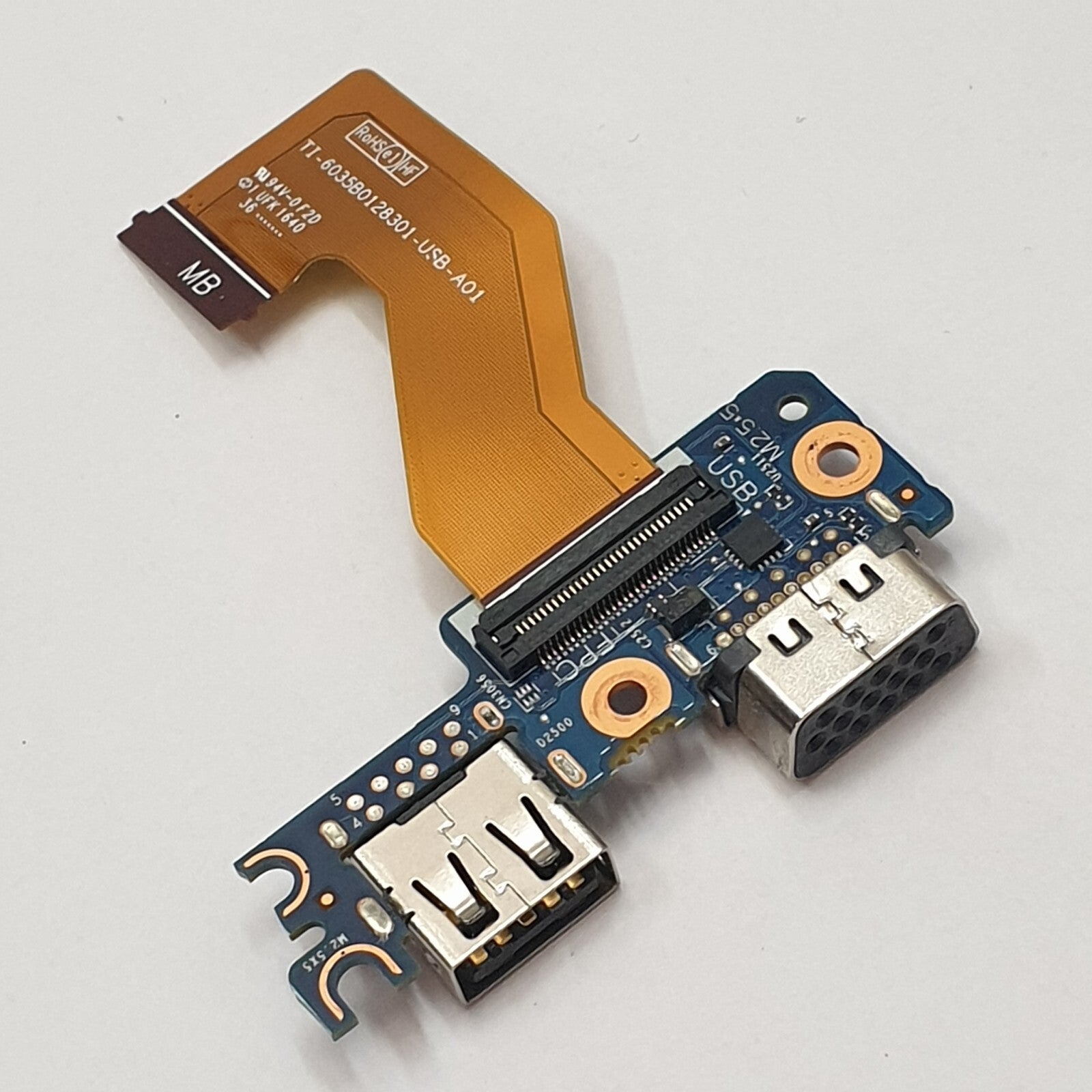 HP EliteBook 840 G3 VGA Monitor I/O Board USB VGA Anschluss Platine Port – Bild 2