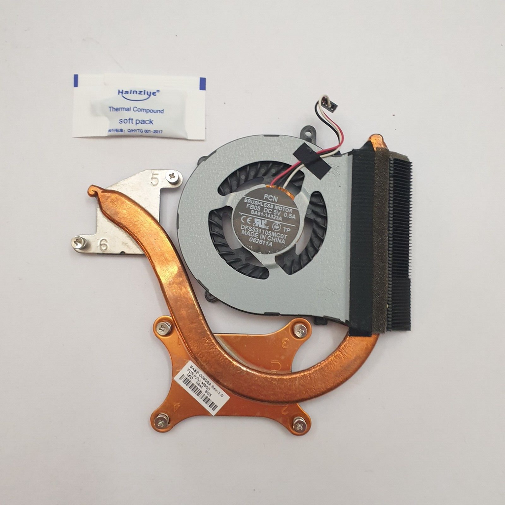 Samsung 300V Kühler Heatsink mit Lüfter Fan inkl Wärmeleitpaste