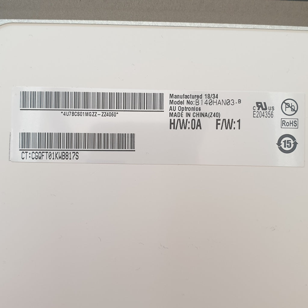 Display 14" FHD Matt B140HAN03.2 HP EliteBook 840 G5 G6 Bildschirm Screen