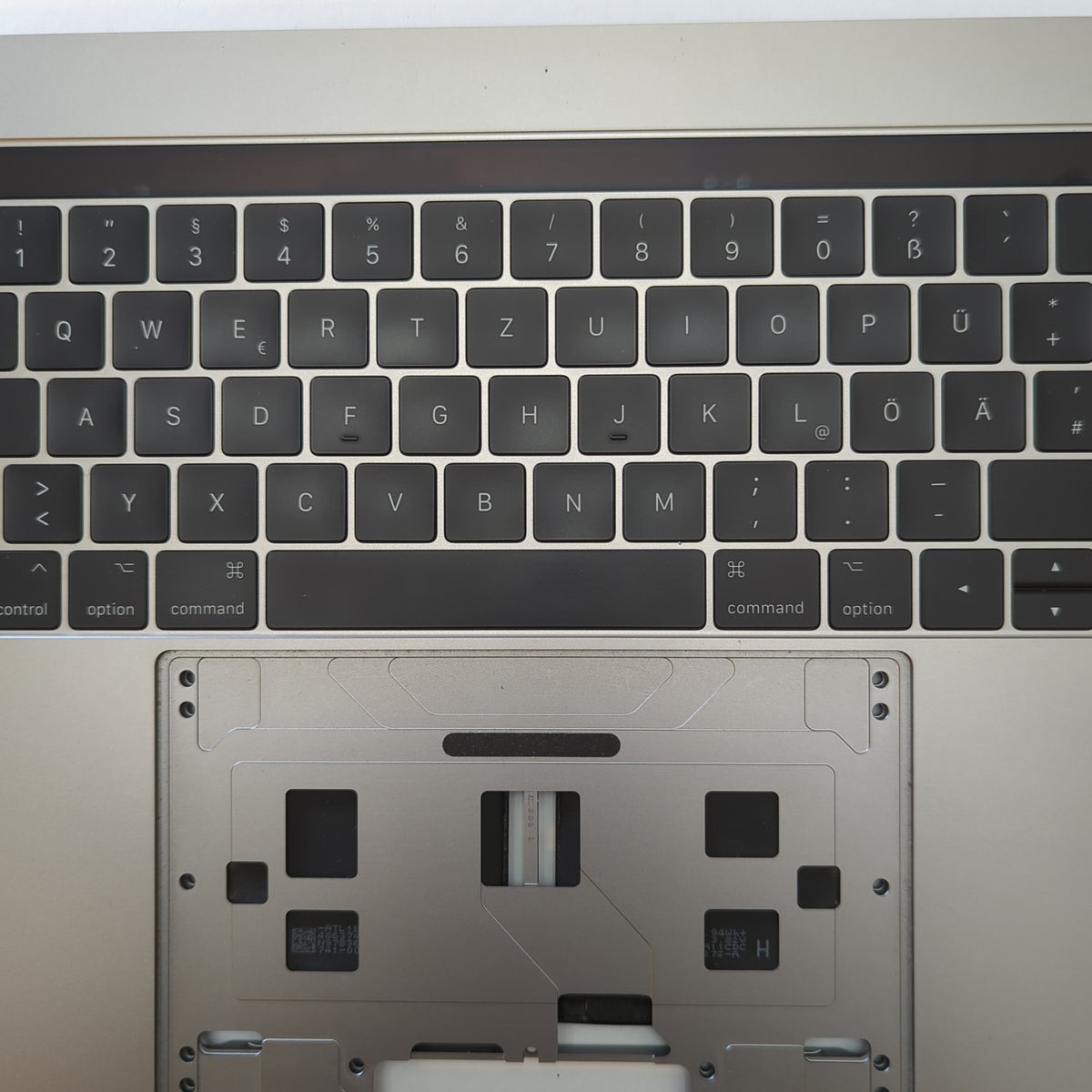 Apple MacBook Pro 15 A1707 Handauflage Tastatur Deutsch QWERTZ Palmrest Keyboard