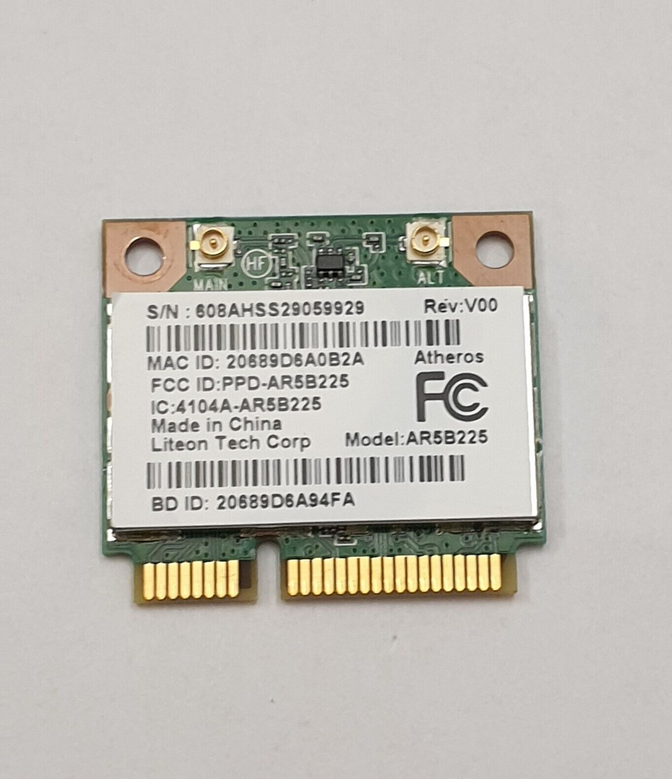 ​Der Samsung 300E NP300E5C WLAN Karte Samsung 300E NP300E5C WLAN Karte WiFi