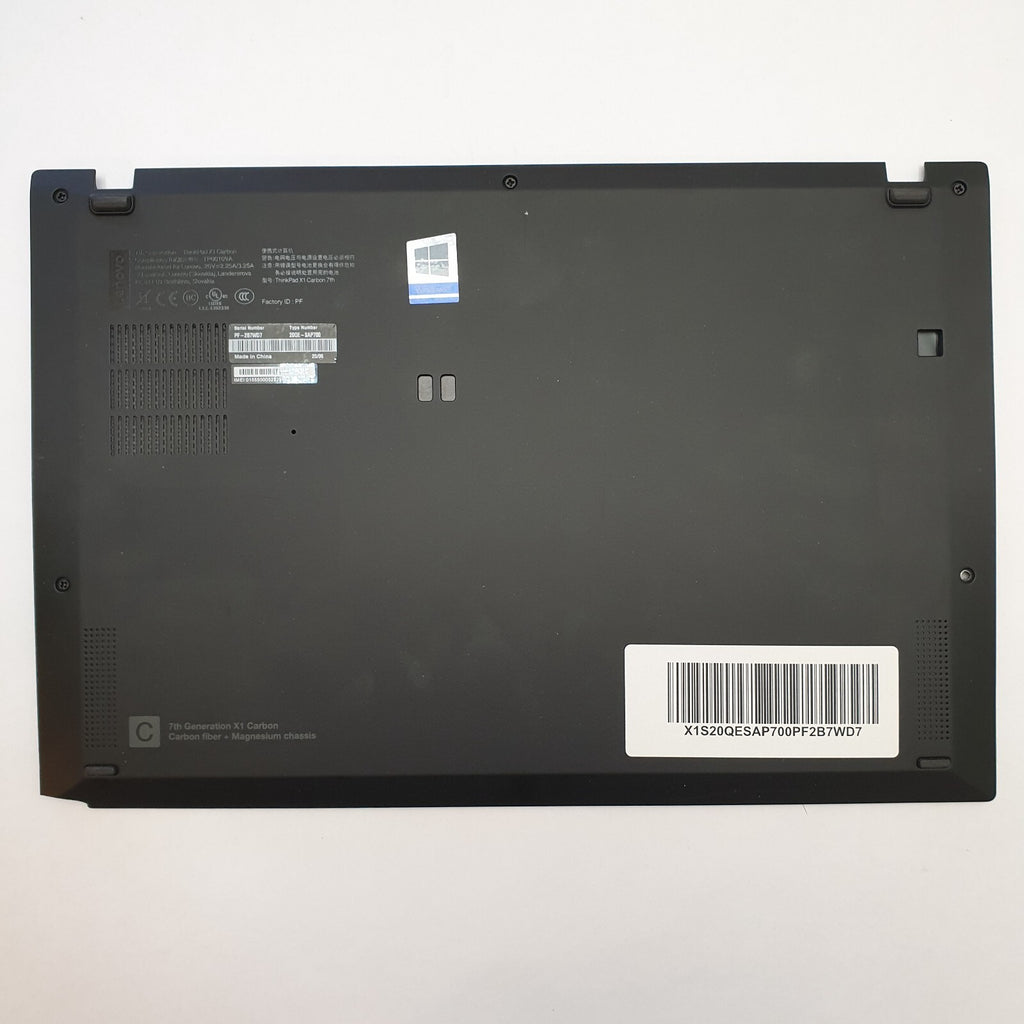 Lenovo ThinkPad X1 Carbon Gen 7 Gehäuse Unterschale Unterteil Bottom Base Cover