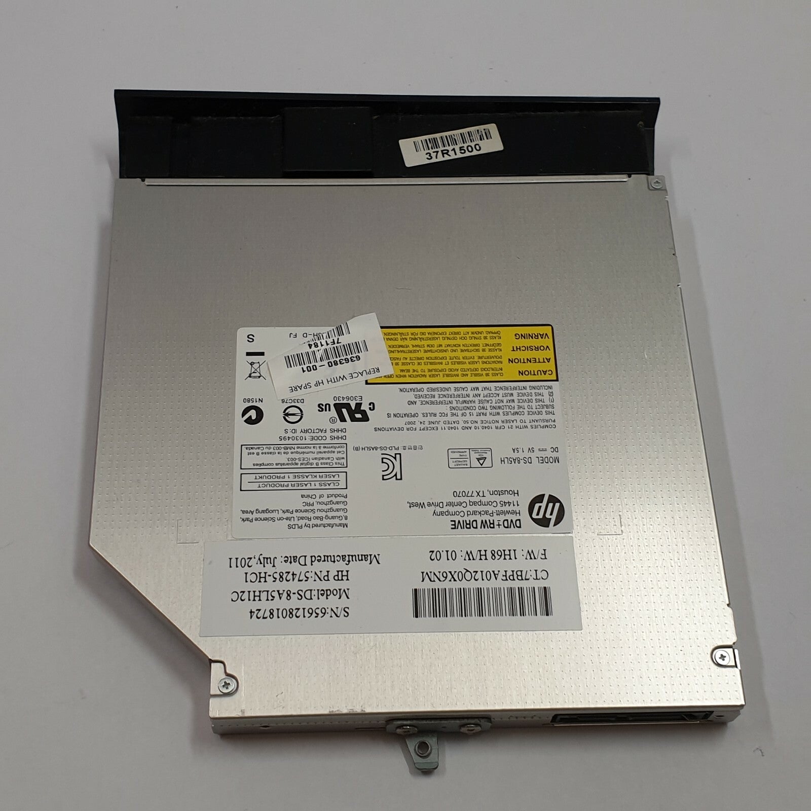 HP Pavilion G6-1000 DVD Laufwerk Brenner CD DVD RW Drive 636380-001 – Bild 2