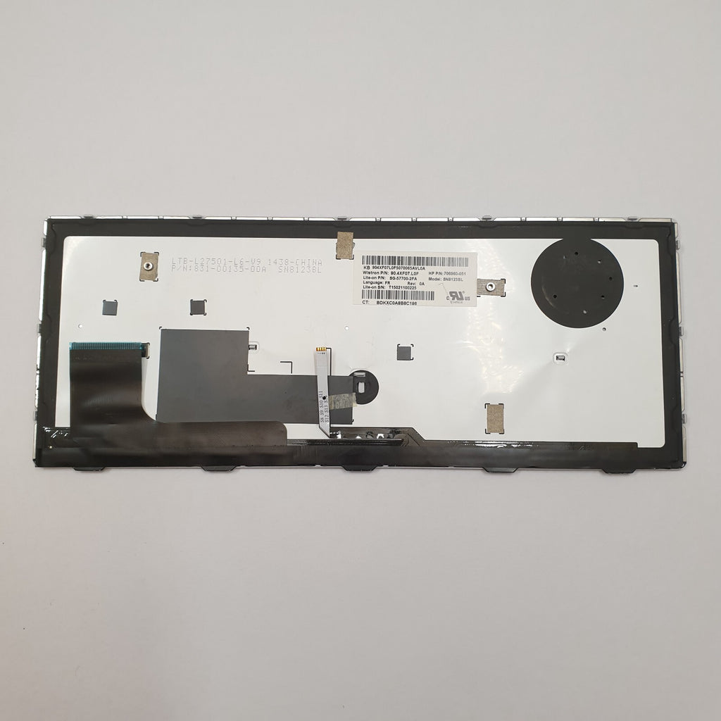 HP EliteBook Revolve 810 G2 G3 Tastatur Französisch AZERTY Keyboard FR Backlit – Bild 2