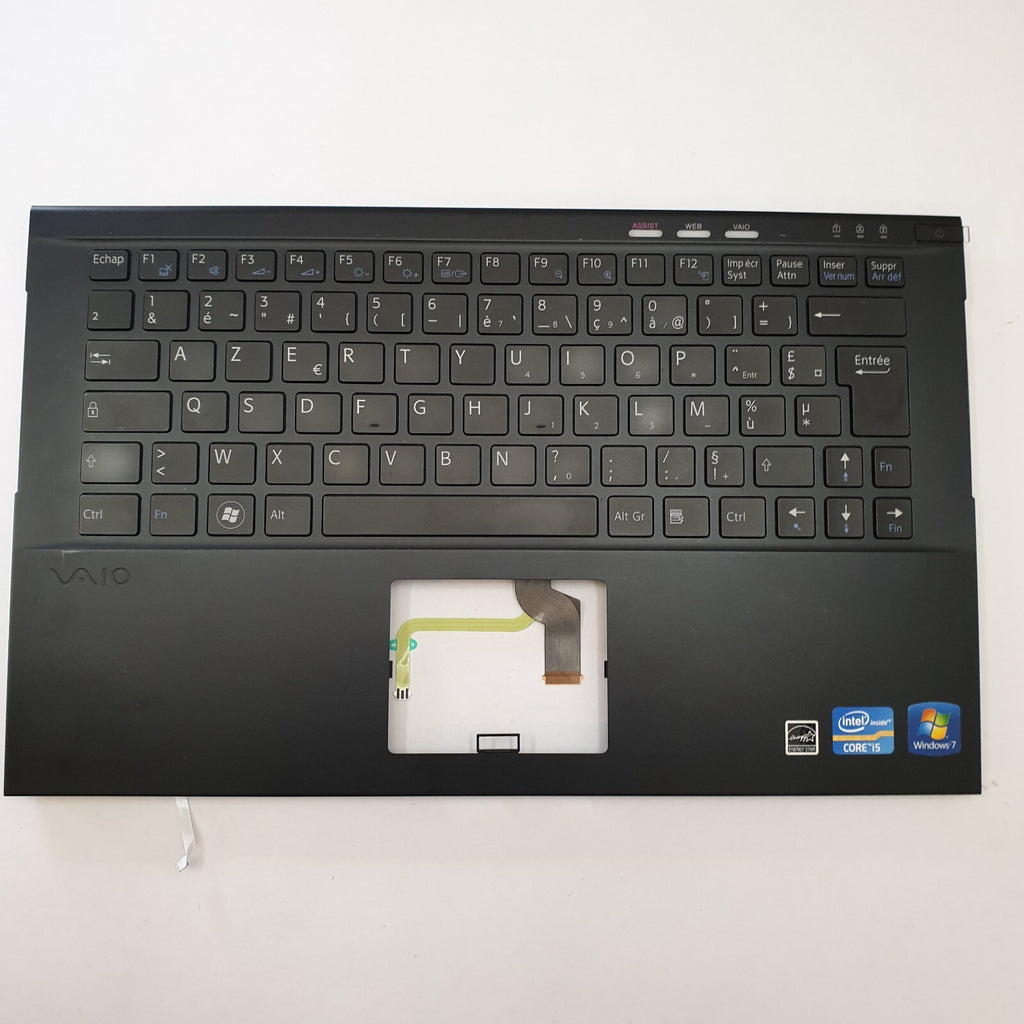 Sony Vaio SVZ131A2LM Handauflage Tastatur Französisch AZERTY Palmrest Keyboard