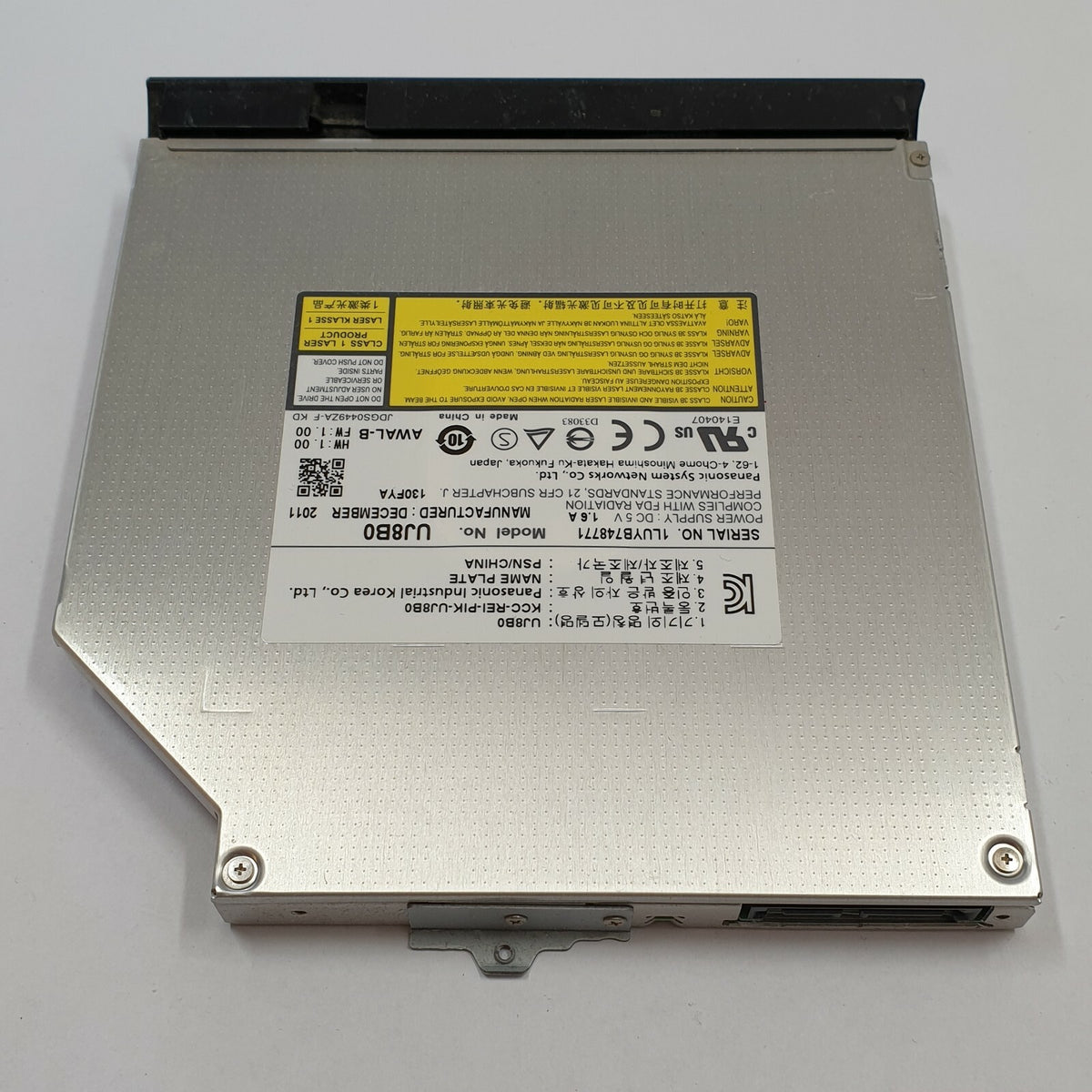 Asus K73S DVD Laufwerk mit Blende Panasonic UJ8B0 Optisches Laufwerk