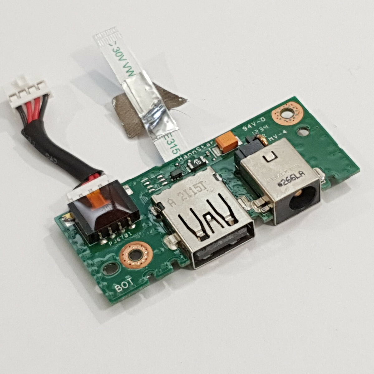 Asus F301A Series Original I/O Board USB Strombuchse Daughter Board