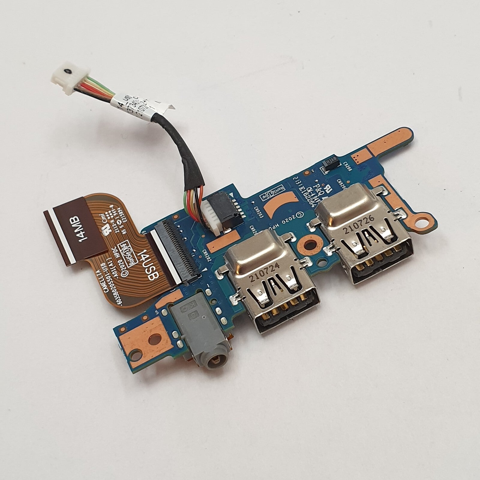 HP EliteBook 840 G7 Audio Sound USB Audio I/O Board Platine USB Port Audio