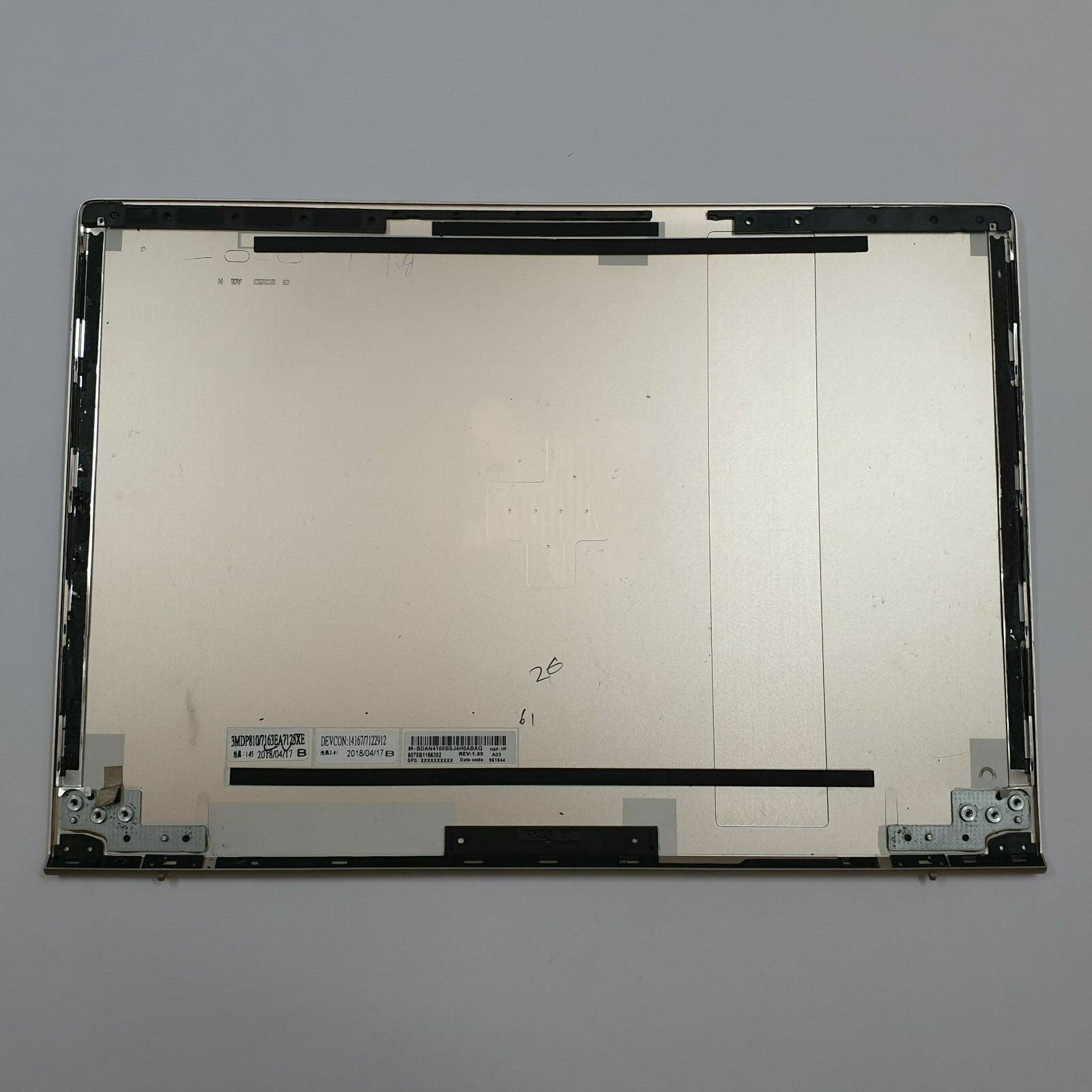 HP Envy 13-ad Serie Displaygehäuse Deckel Gehäuse Top Lid LCD Cover Gold – Bild 2