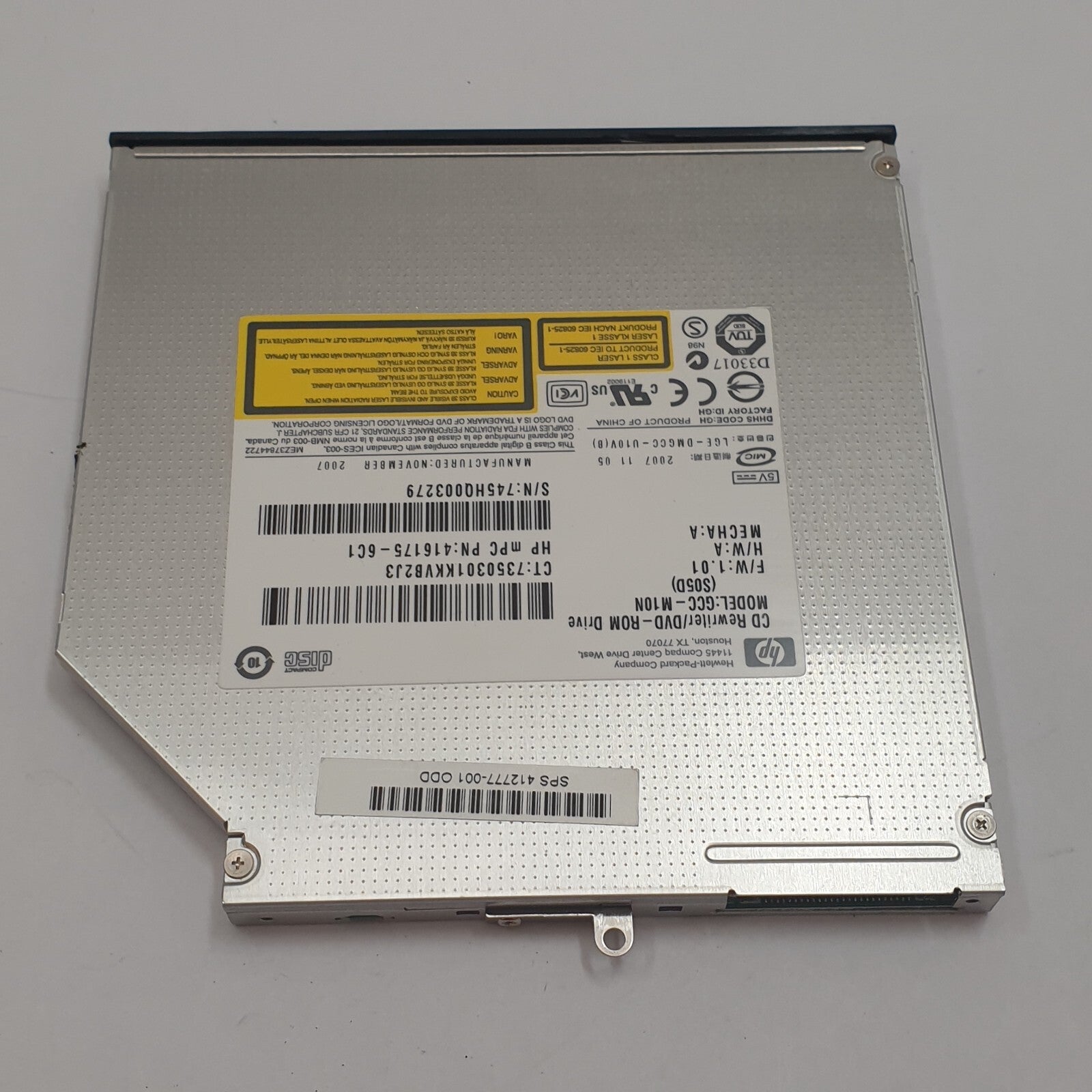 HP NC2400 DVD Laufwerk mit Blende CD Rewriter DVD ROM Drive Brenner – Bild 2