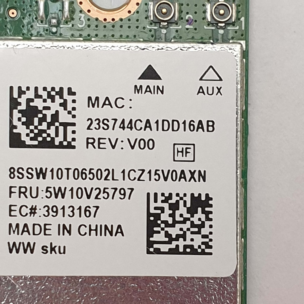 Lenovo ThinkPad L14 Gen 2 WLAN Karte Modul Wi-Fi Card Wireless M.2