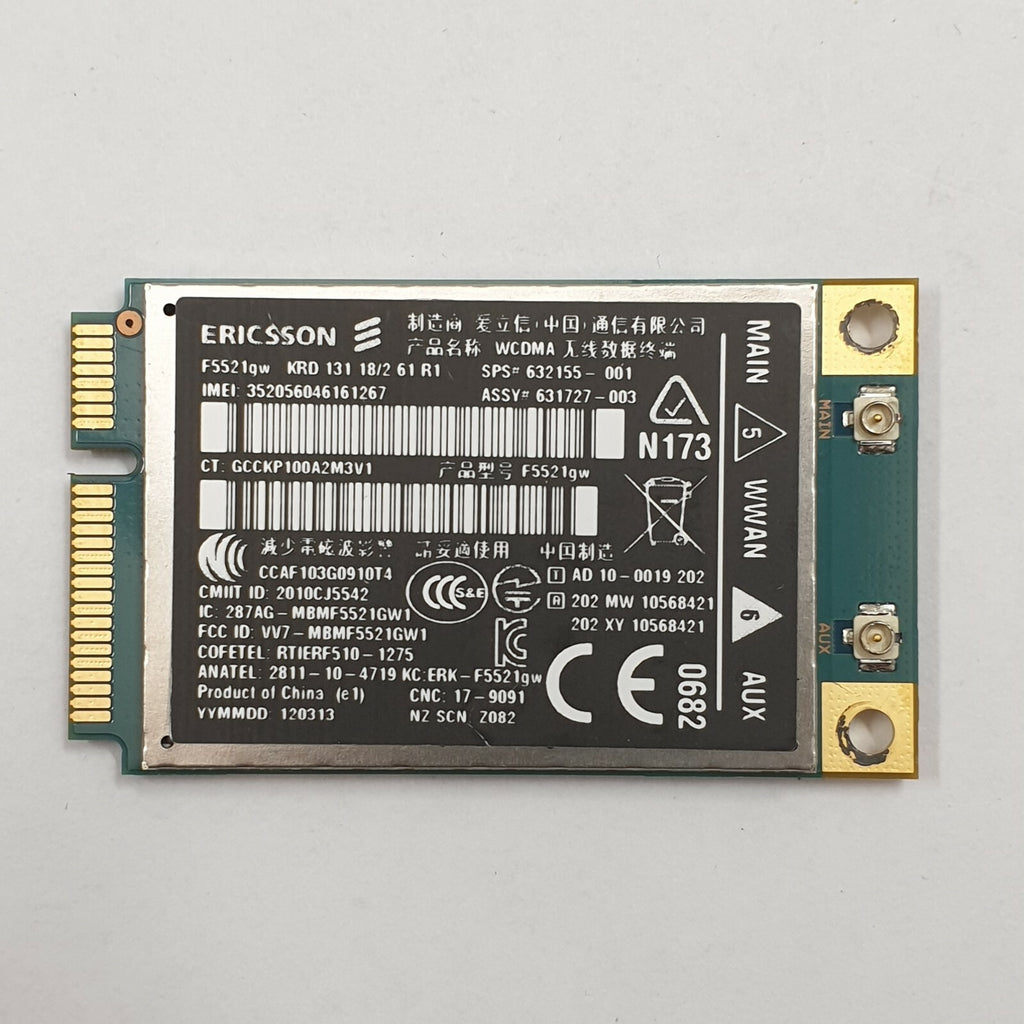 HP EliteBook 8460p WWAN Karte 3G Ericsson F5521gw Modul 631953-001 632155-001