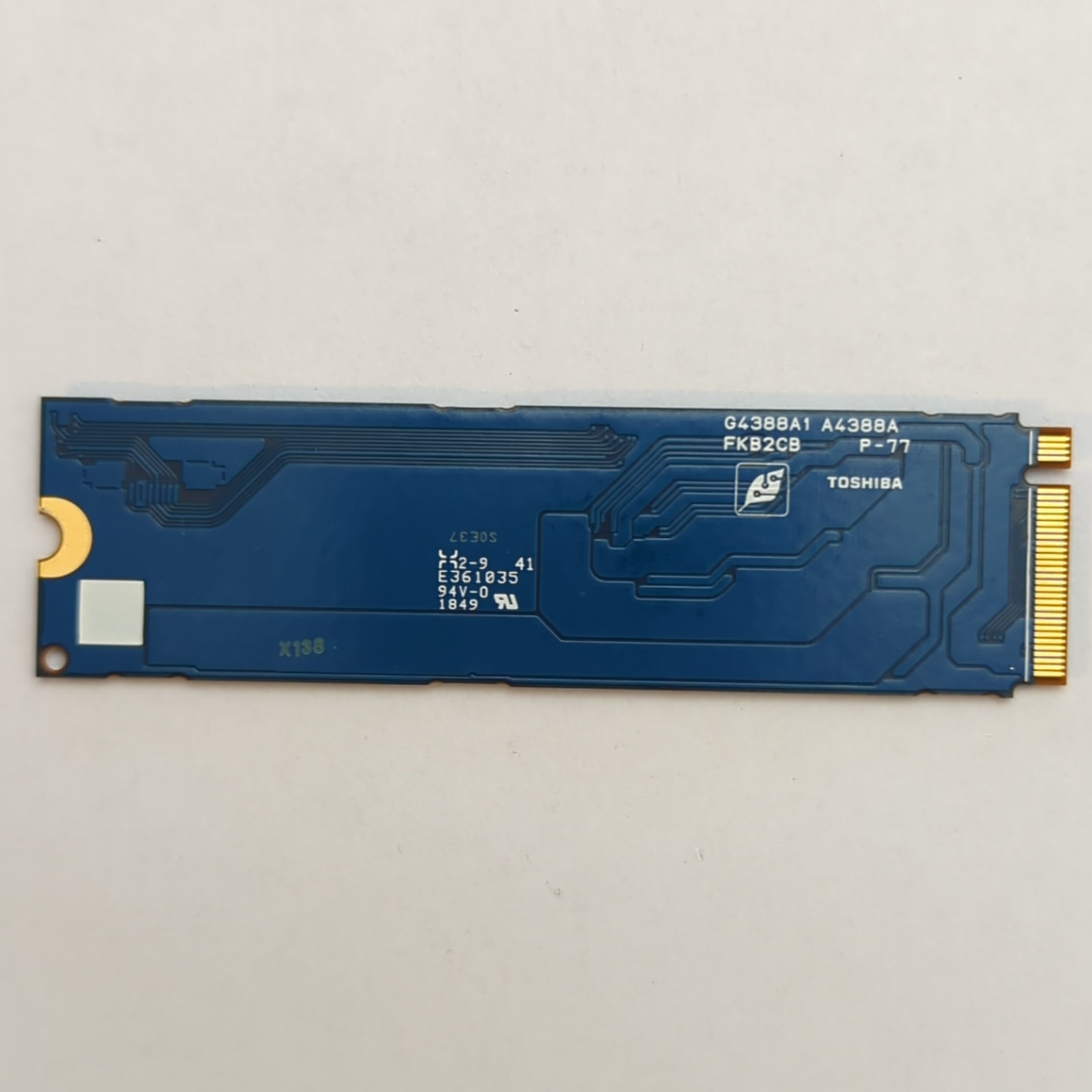 Toshiba SS 256GB Festplatte M.2 NVMe PCIe Internes Solid State Drive