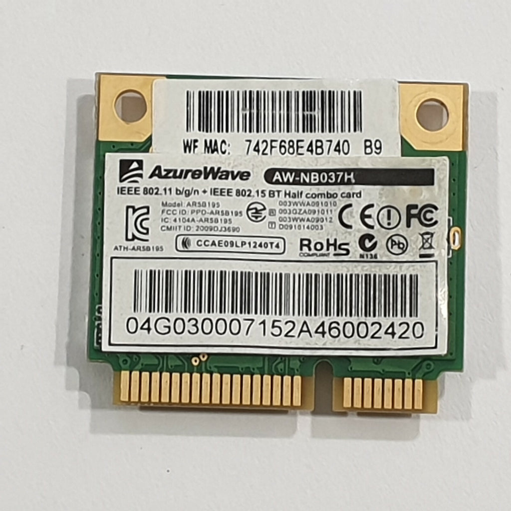 WLAN Karte AW-NB037H Wifi Card Wireless AzureWave AW-NB037H Wifi Card Wireless