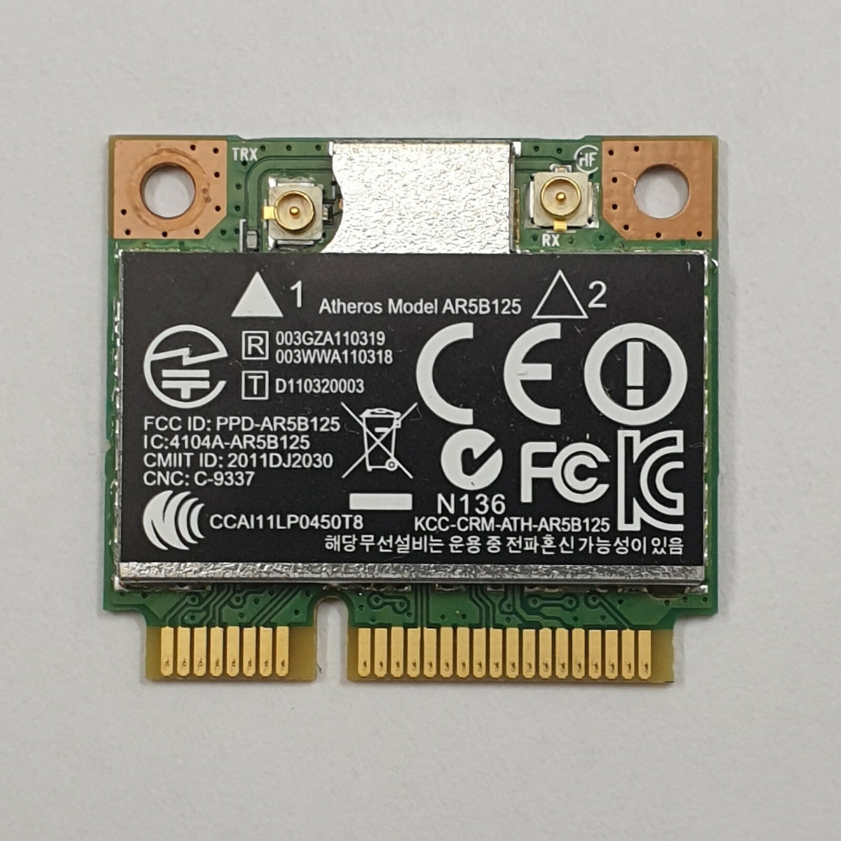 HP Pavilion g6 2000 Series WLAN Karte Wireless WiFi Modul Atheros AR5B125