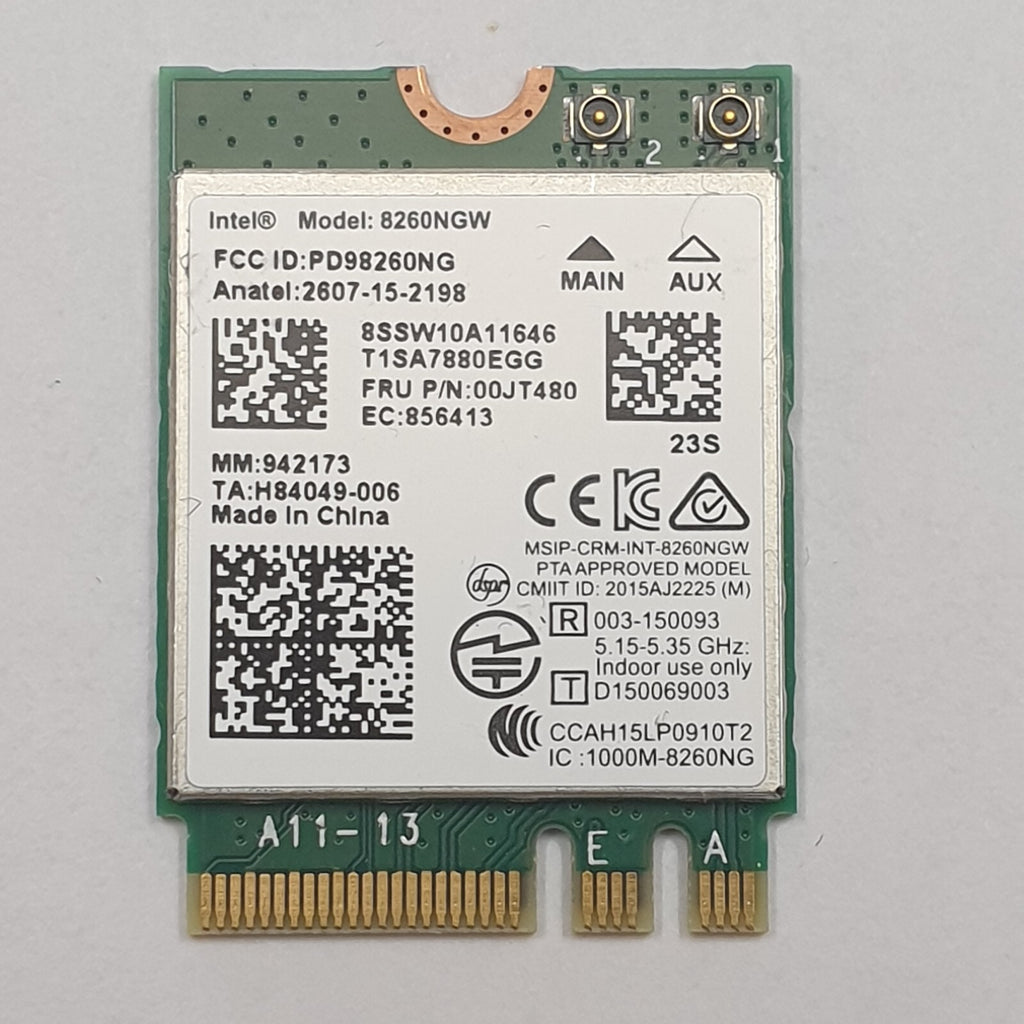 Lenovo ThinkPad L470 WLAN Bluetooth Karte Intel 8260NGW Wireless Modul