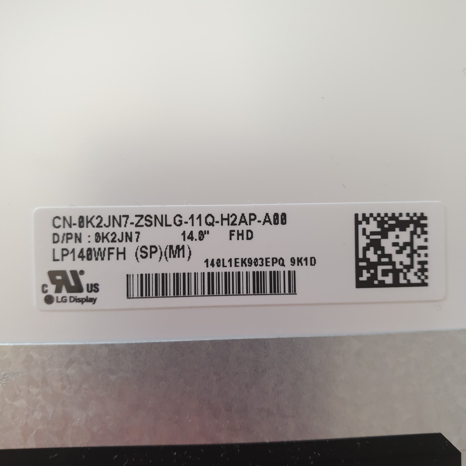 Dell Latitude 5410 FHD Display 14.0 LP140WFH Panel LCD Bildschirm – Bild 4