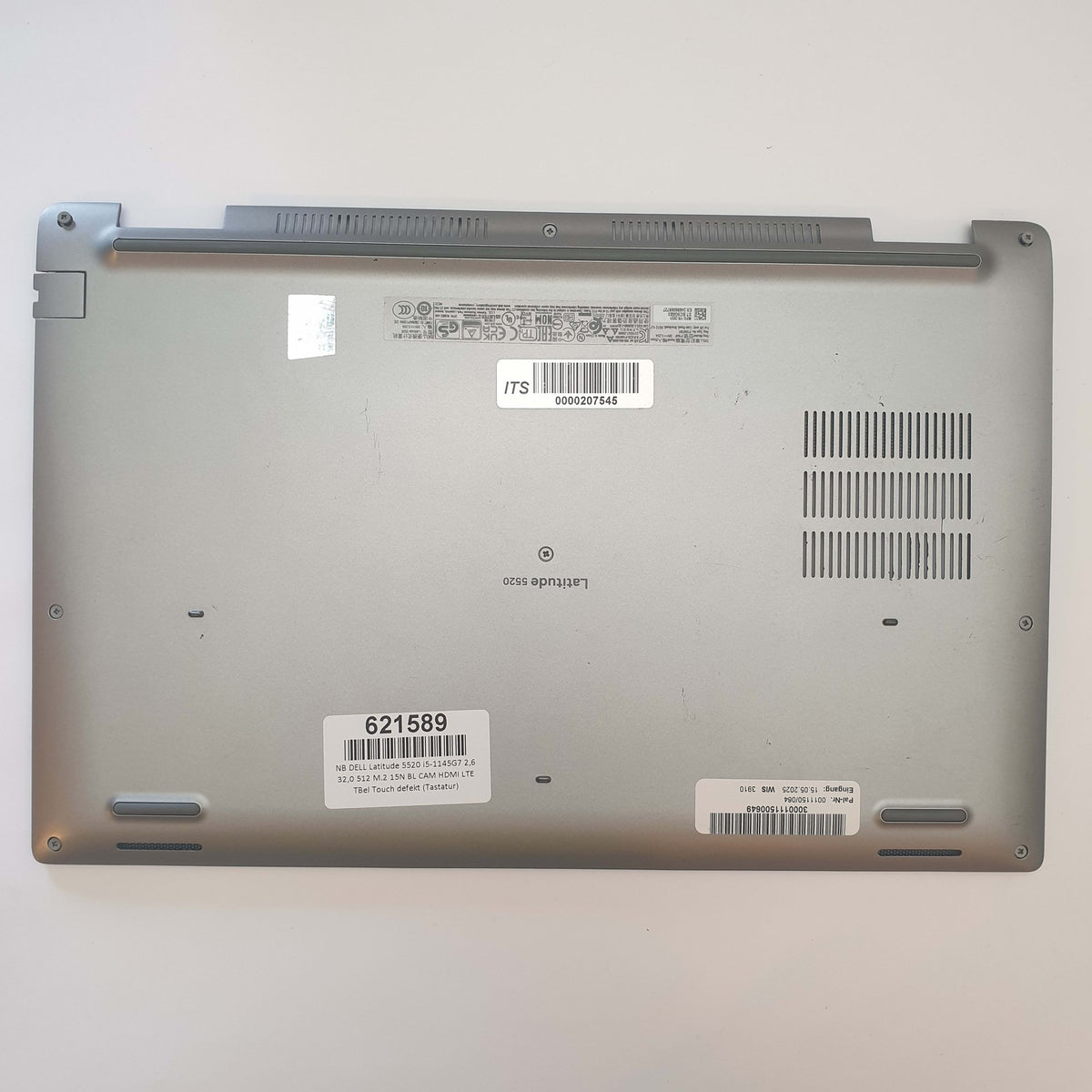 Dell Latitude 5520 Gehäuse Unterschale Unterteil Bottom Base Cover Case