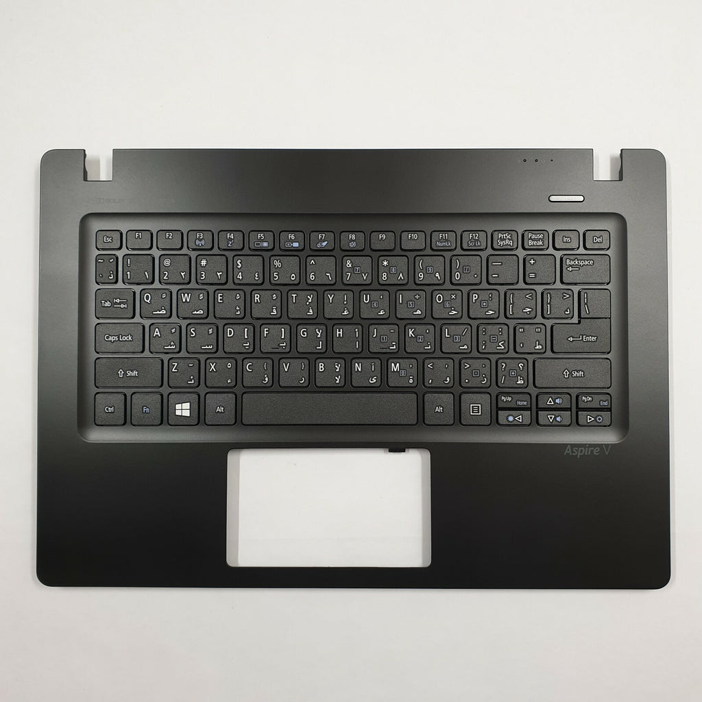 Acer Aspire V3-371 Handauflage Tastatur Arabic QWERTY Palmrest Keyboard