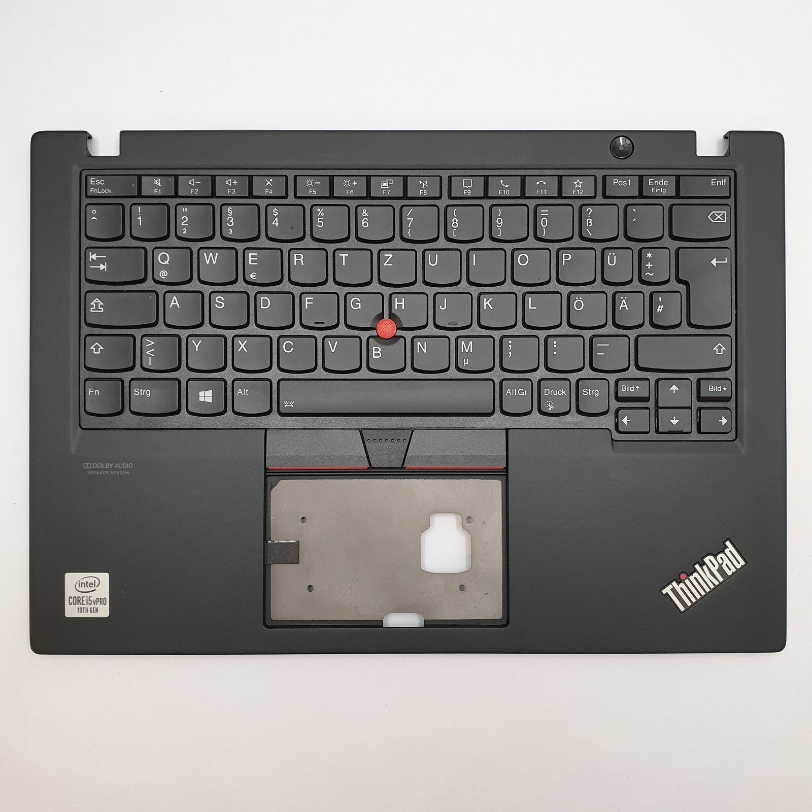 Lenovo ThinkPad X13 Gen 1 G1 Handauflage Tastatur DE QWERTZ Palmrest Backlit