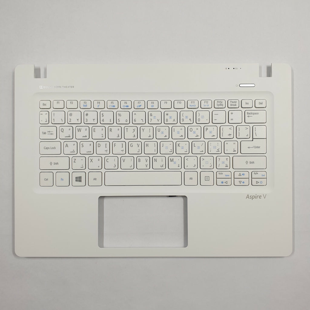 Acer Aspire V3-371 Handauflage Tastatur Arabisch QWERTY Palmrest Keyboard