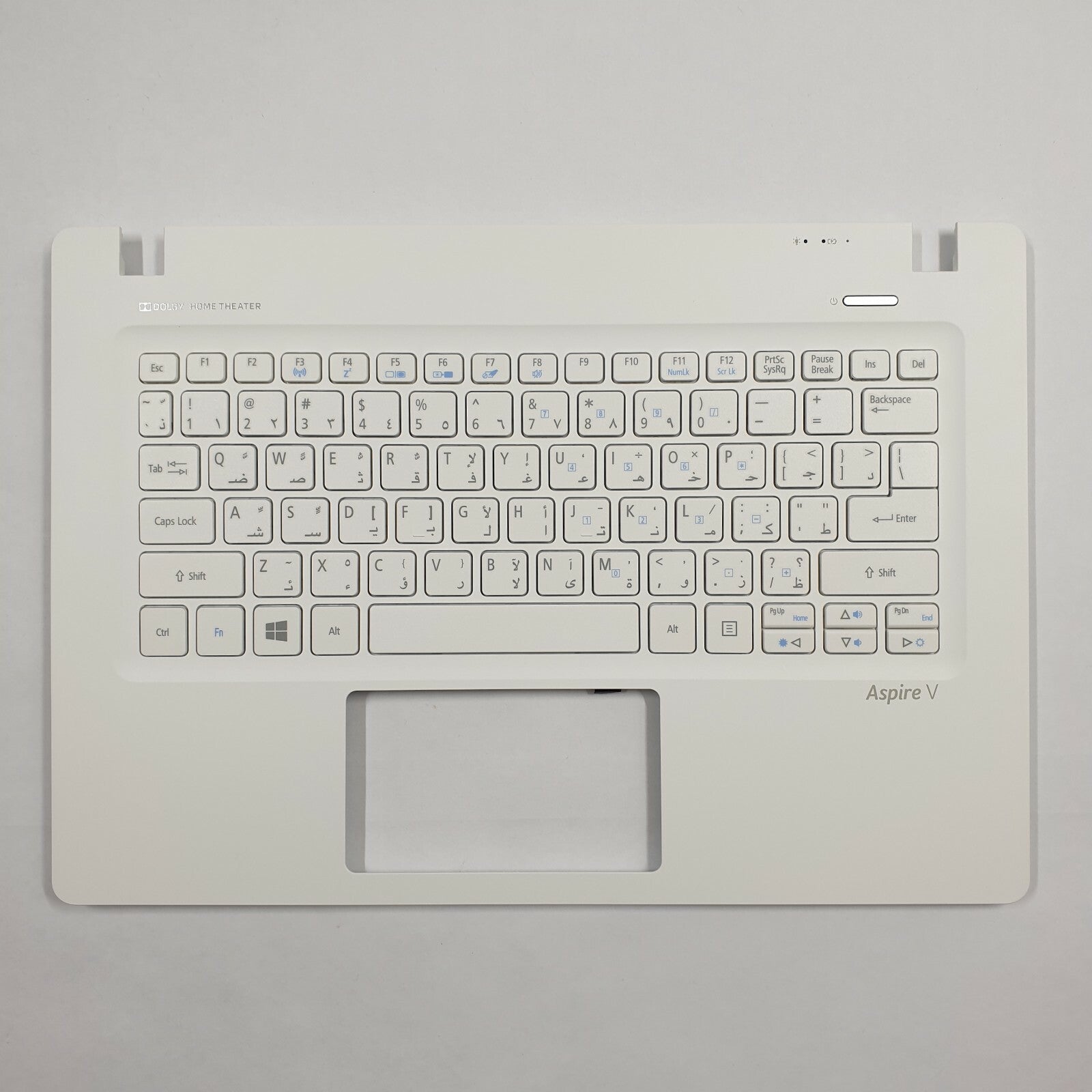 Acer Aspire V3-371 Handauflage Tastatur Arabisch QWERTY Palmrest Keyboard
