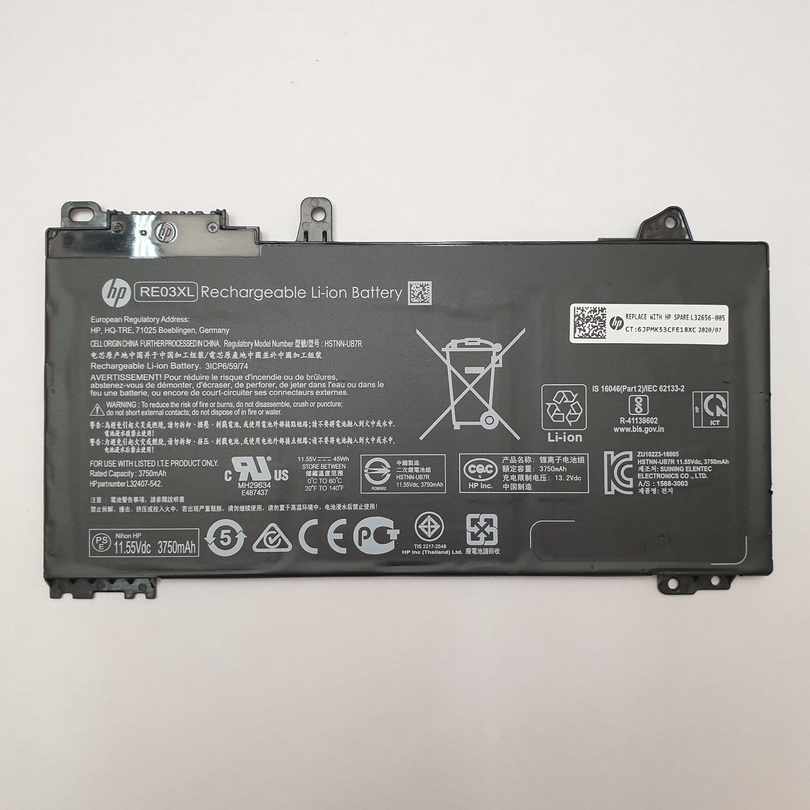 HP Probook 440 G7 Original Akku 3750mAh Li-ion Battery Pack *13