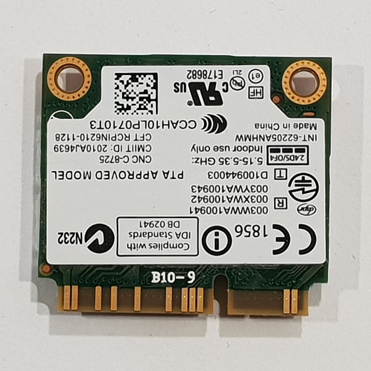 Dell Latitude E5420 WLAN Karte Wifi Intel Centrino Advanced-N 6205 WLAN Karte