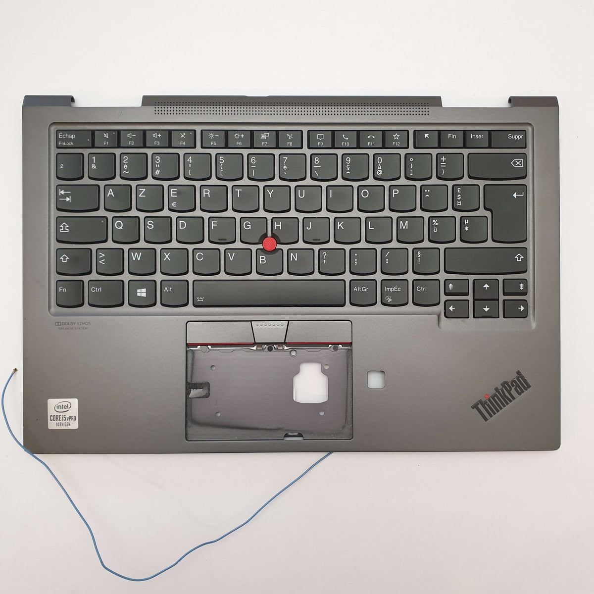 Lenovo ThinkPad X1 Yoga Gen 5 Handauflage Tastatur Français AZERTY Palmrest FR