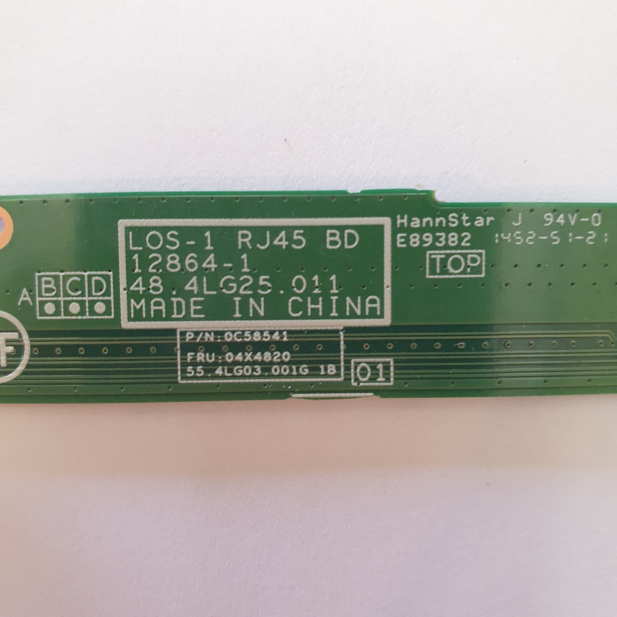 Lenovo ThinkPad L440 I/O Board USB RJ45 Ethernet Port Platine
