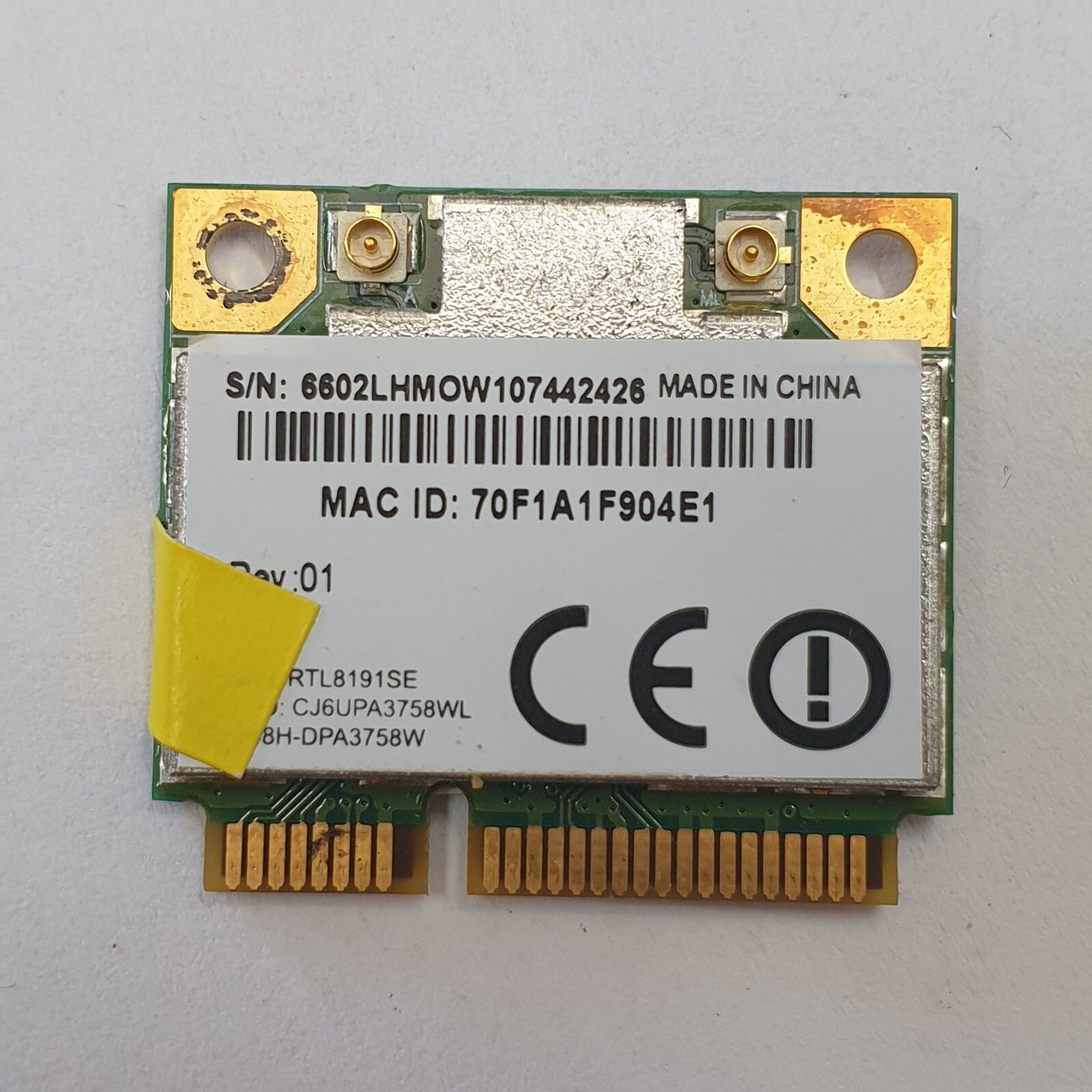 Toshiba Satellite L670 L675 WLAN Karte Realtek RTL8191SE Wireless Modul