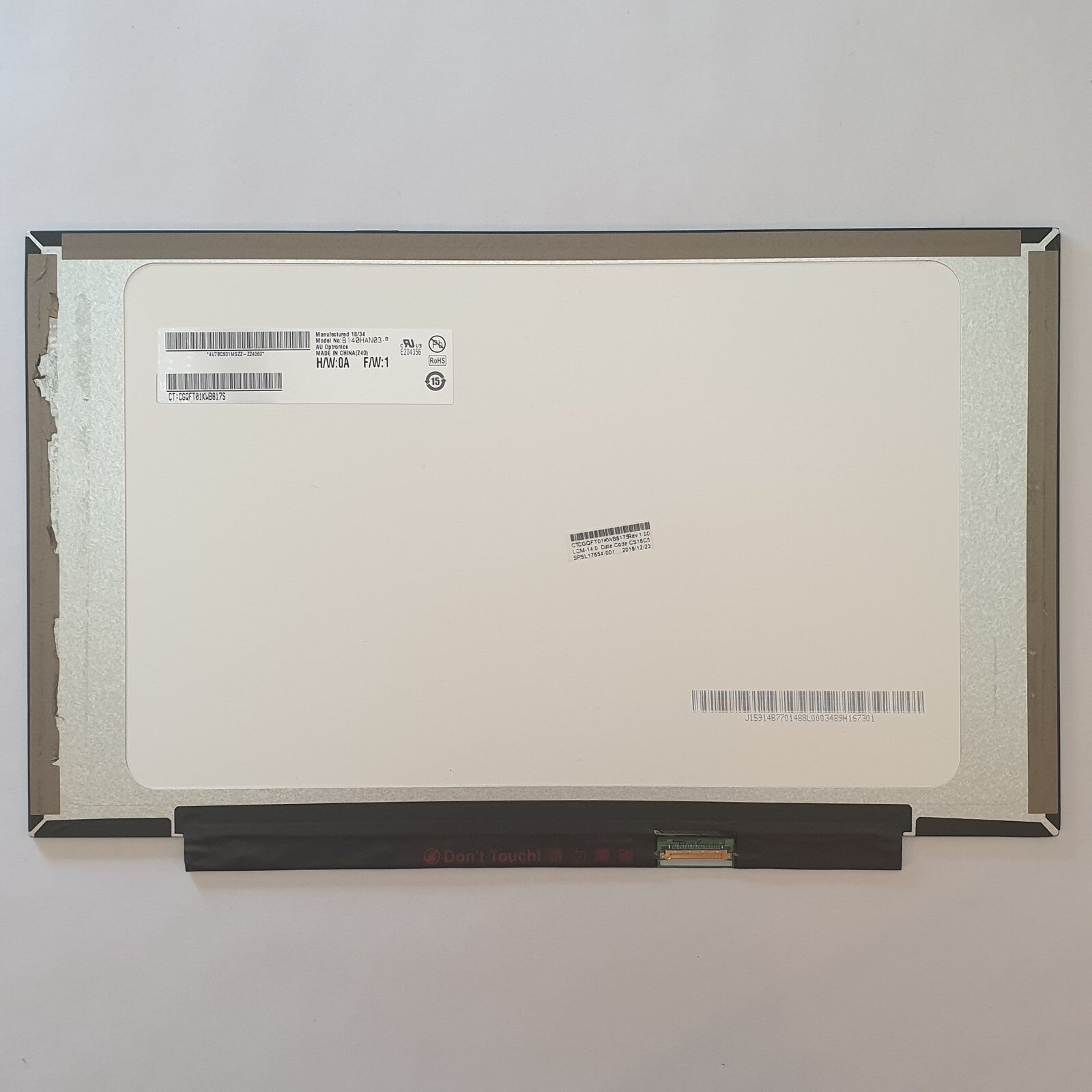Display 14" FHD Matt B140HAN03.2 HP EliteBook 840 G5 G6 Bildschirm Screen