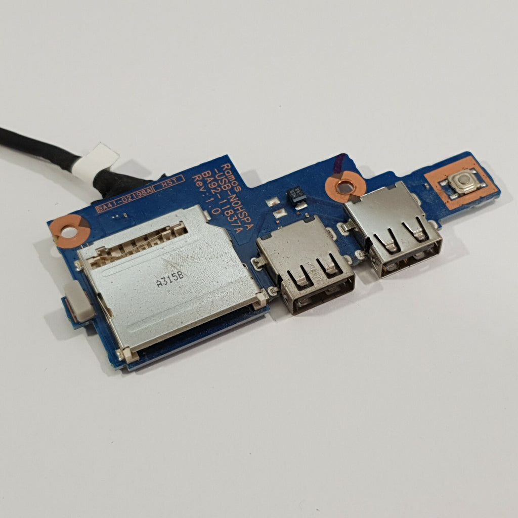 Samsung 370R NP370R5E Powerbutton USB SD I/O Board USB SD Card Reader Power