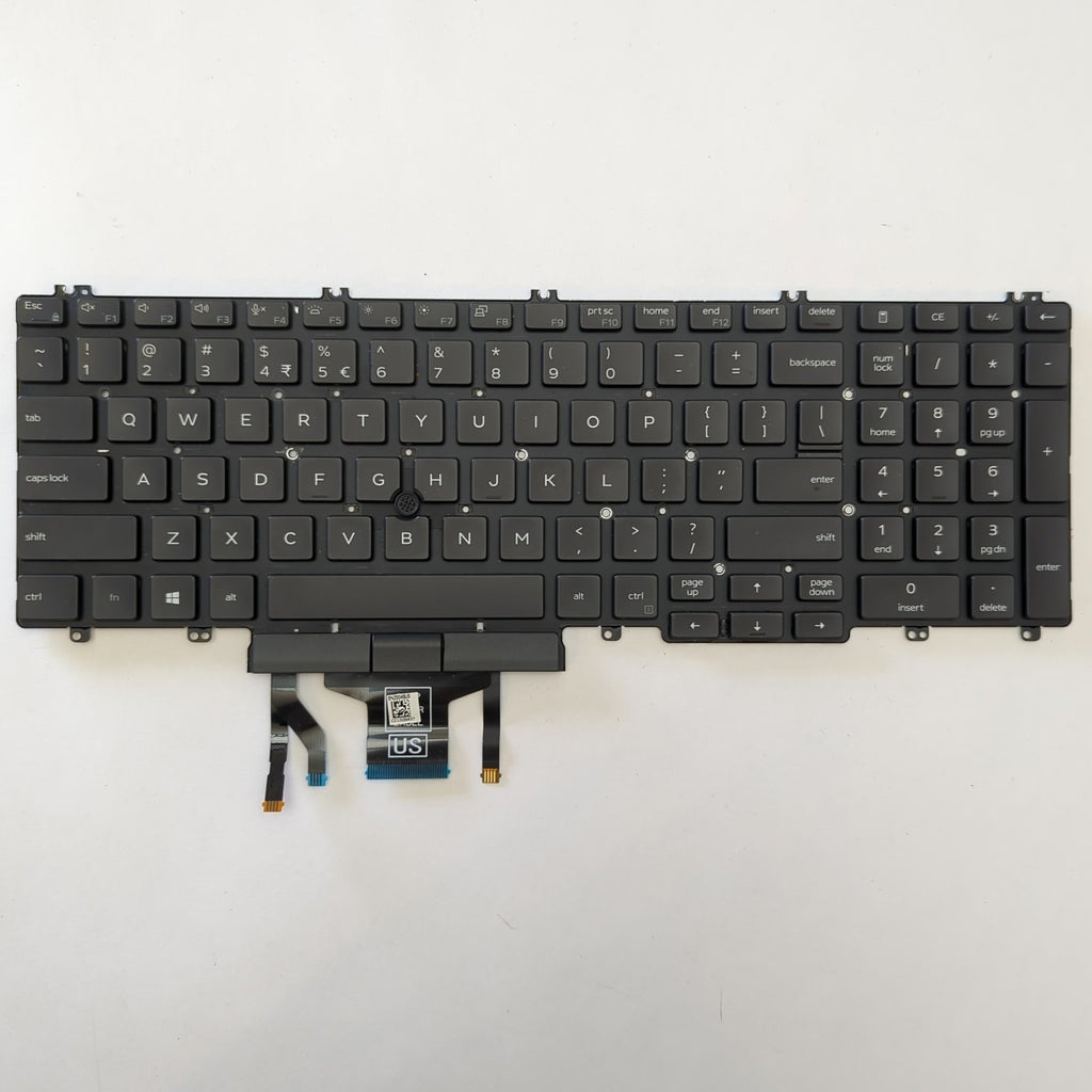 Dell Latitude 5510 Tastatur English US QWERTY Backlit Keyboard