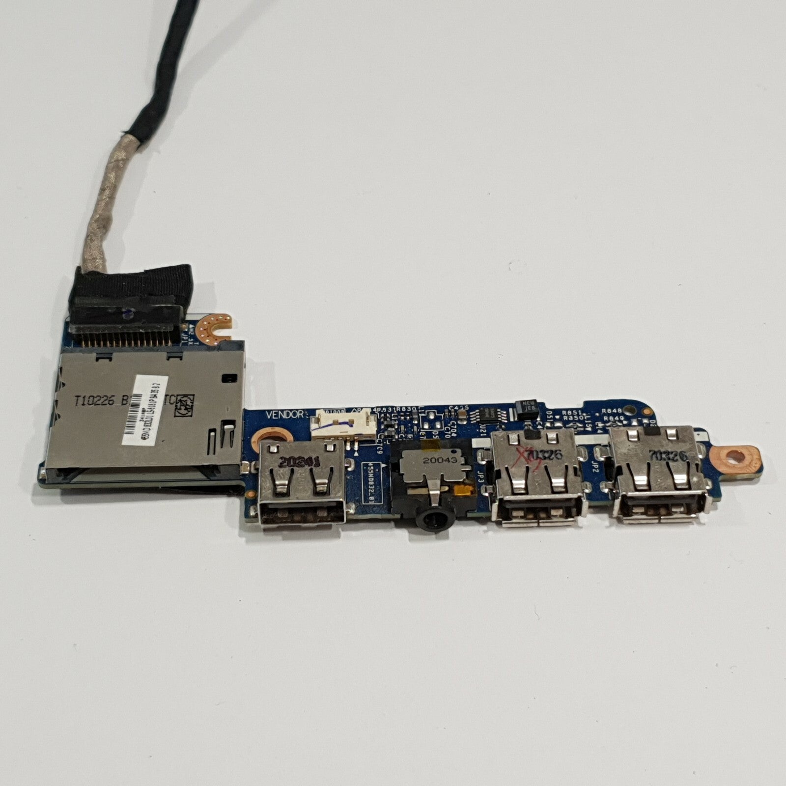 HP ProBook 5320m Audio Sound USB I/O Board Platine USB Port Audio Jack